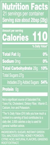 Arizona Green Tea dissolving powder in glass enables fast, refreshing drinks.