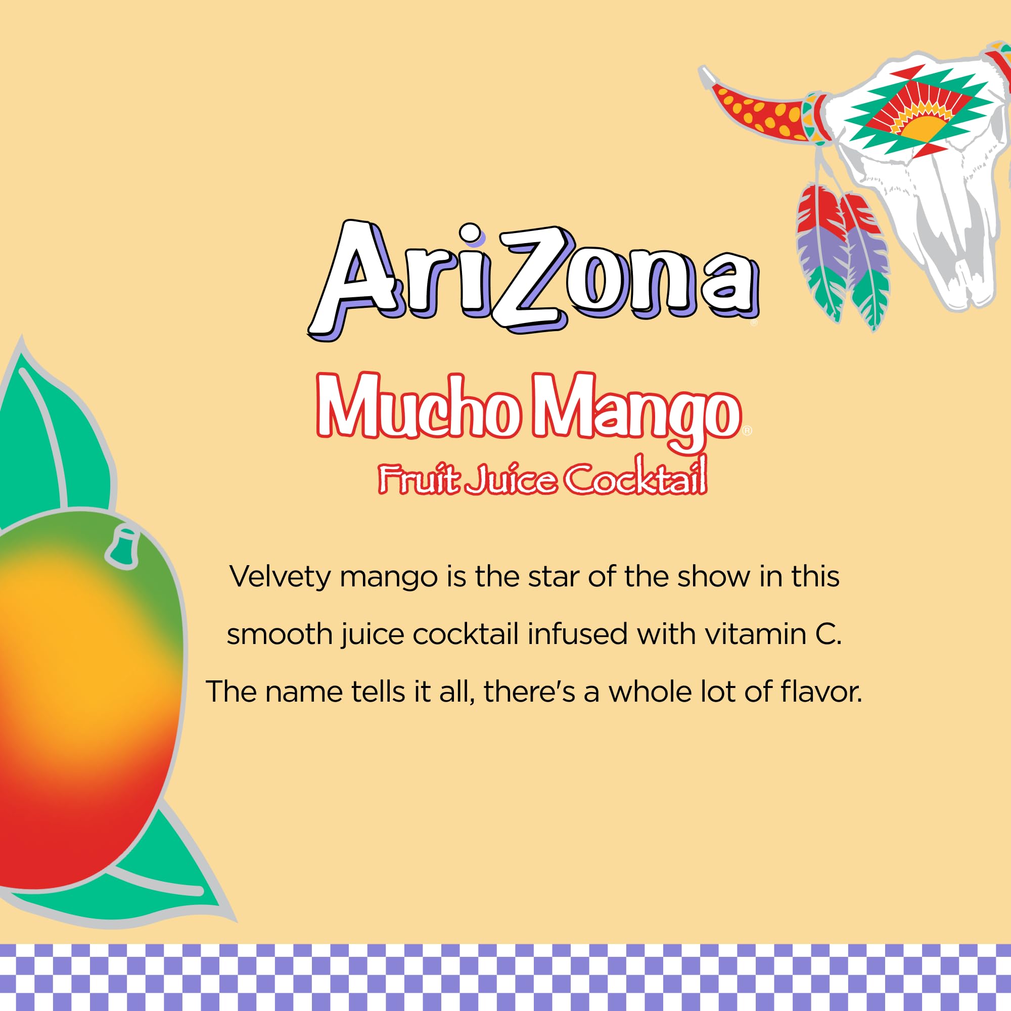 Arizona Mucho Mango refreshing on the go, perfect daily hydration.