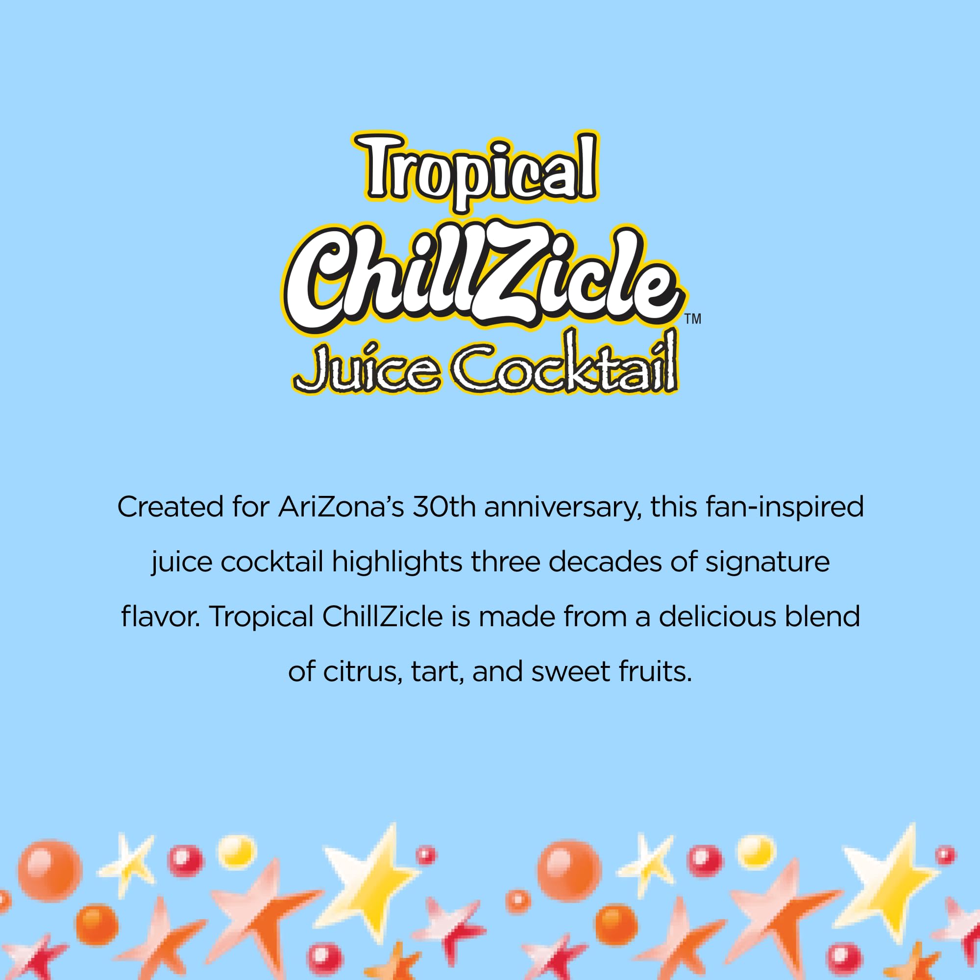 Arizona Tropical ChillZicle pack of 12 ready for sharing with friends.