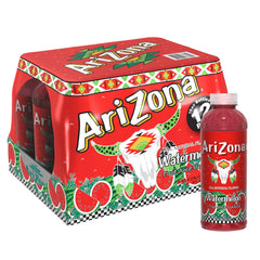 AriZona Watermelon bottle pour shows refreshing juice to quench your thirst.