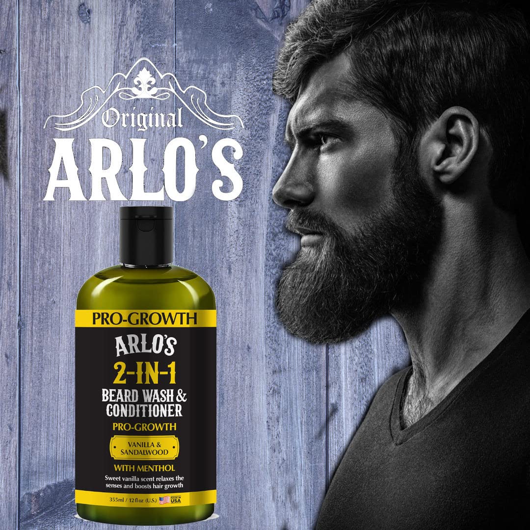 Arlo's Pro-Growth ingredients label highlights natural components.