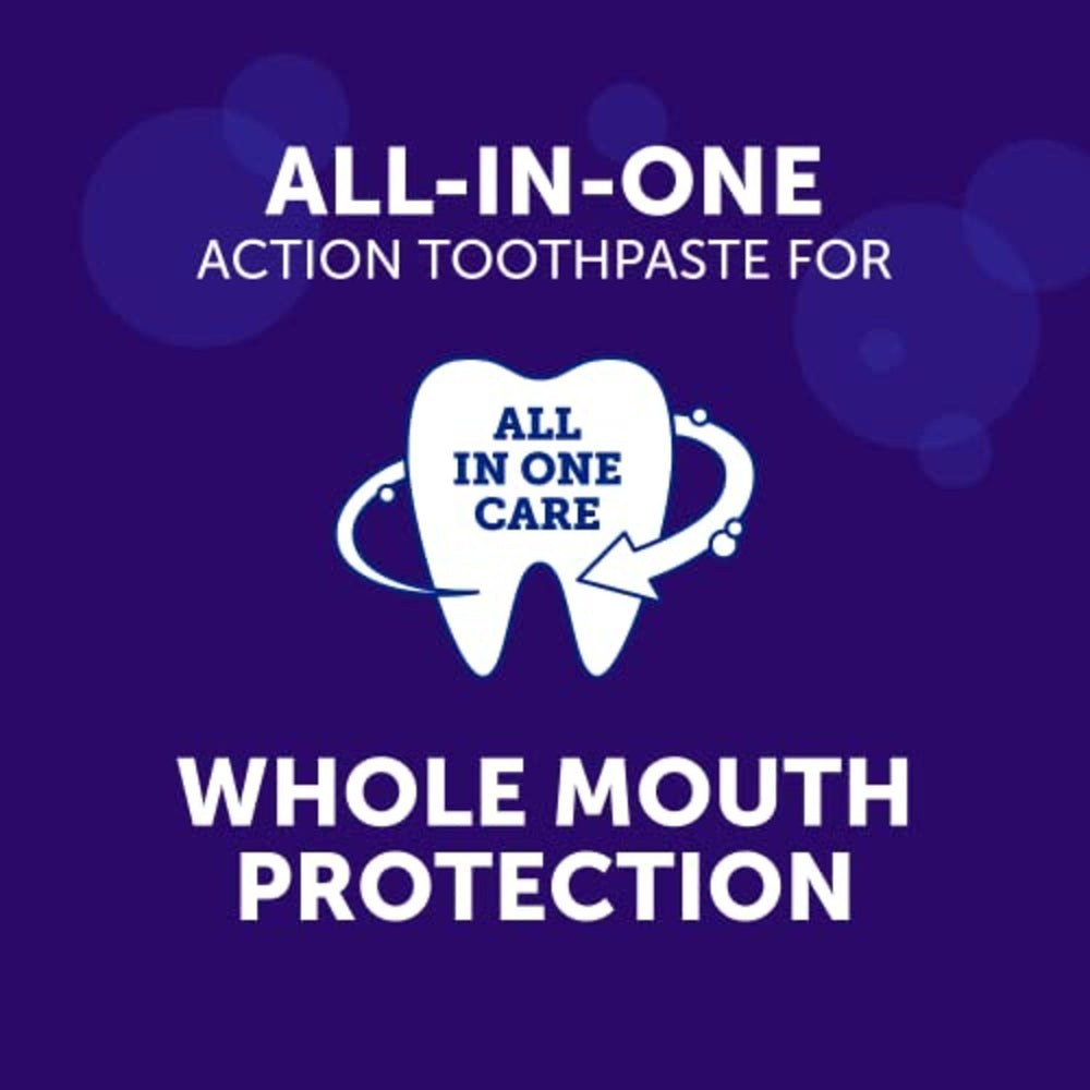 Enamel-protection graphic from Arm & Hammer Complete Care toothpaste.