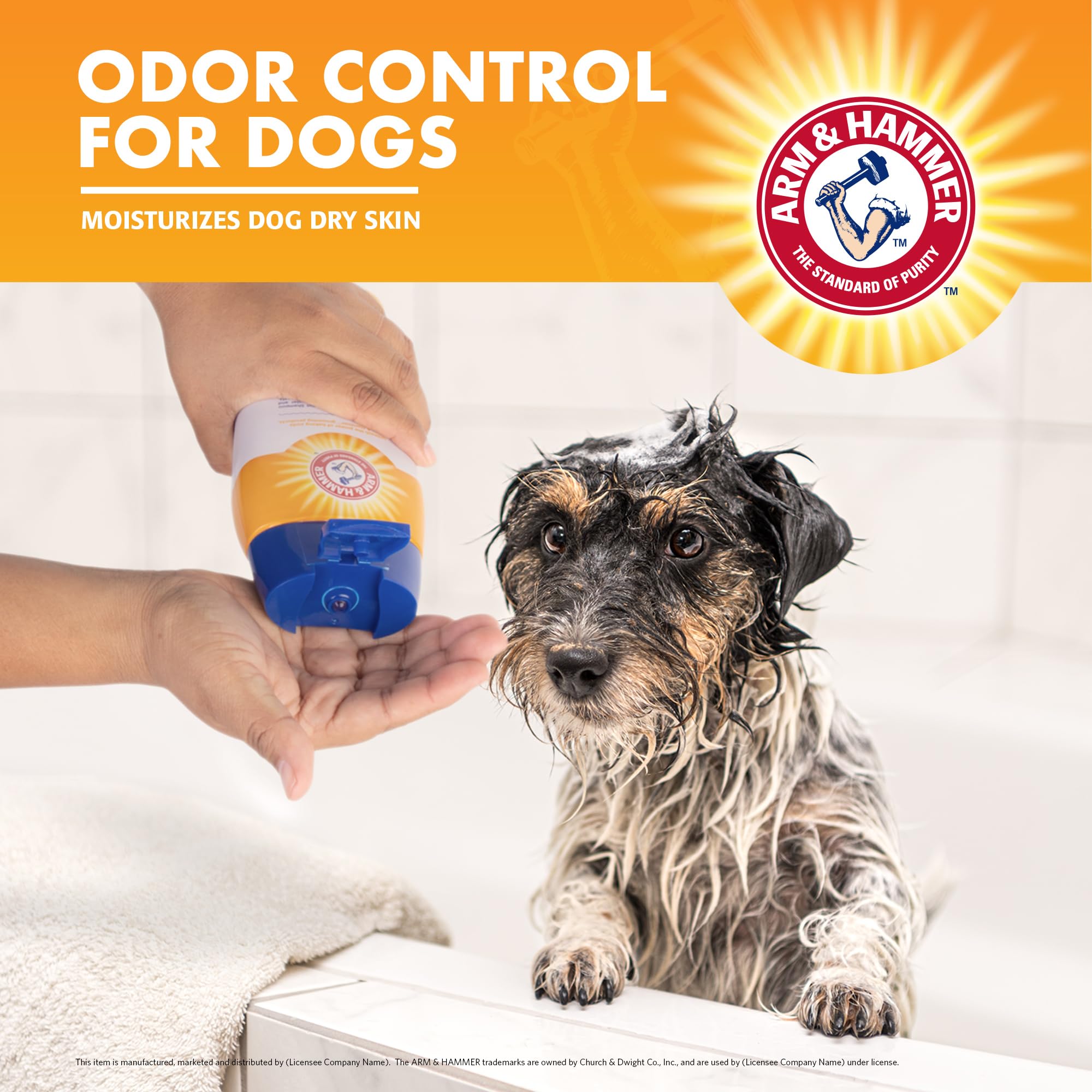 Arm & Hammer fresh kiwi blossom scent label conveys light fragrance