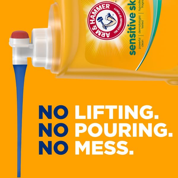 Arm & Hammer machine-compatible-use indicates performance in standard and HE washers.