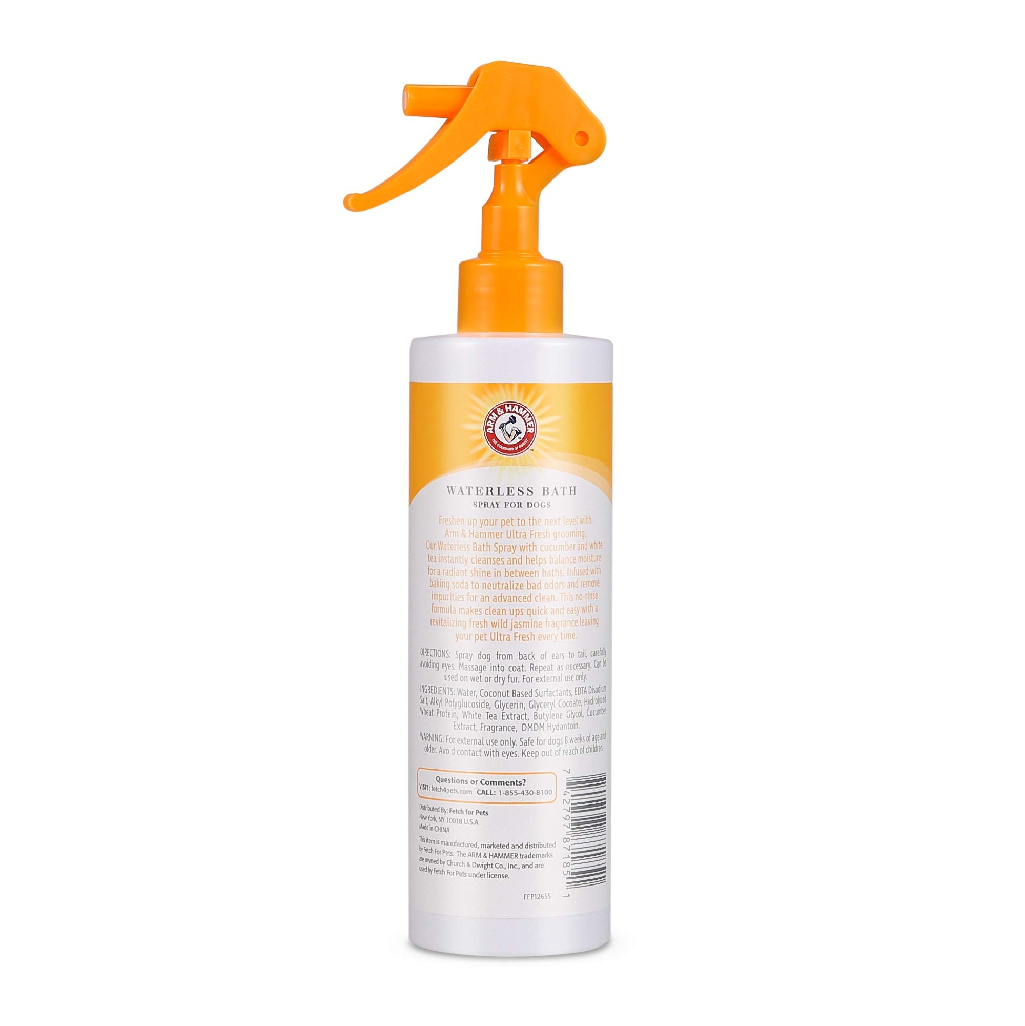 Arm & Hammer no-rinse grooming spray enables quick refresh without full bath