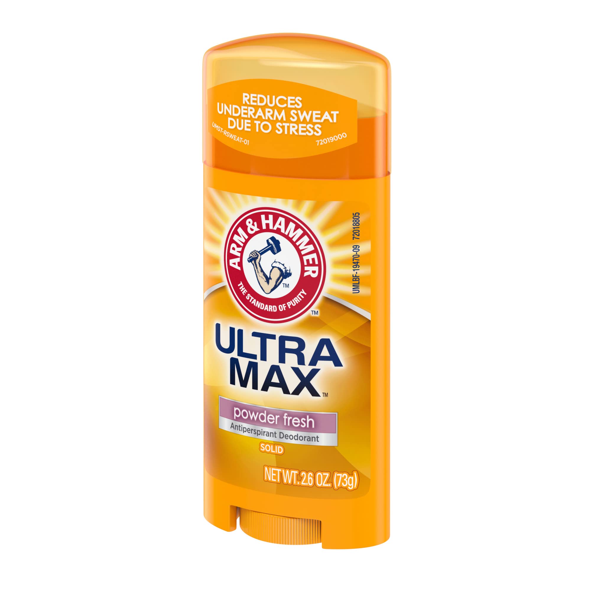 Arm & Hammer Ultra Max odor control with baking soda helps fight odor.