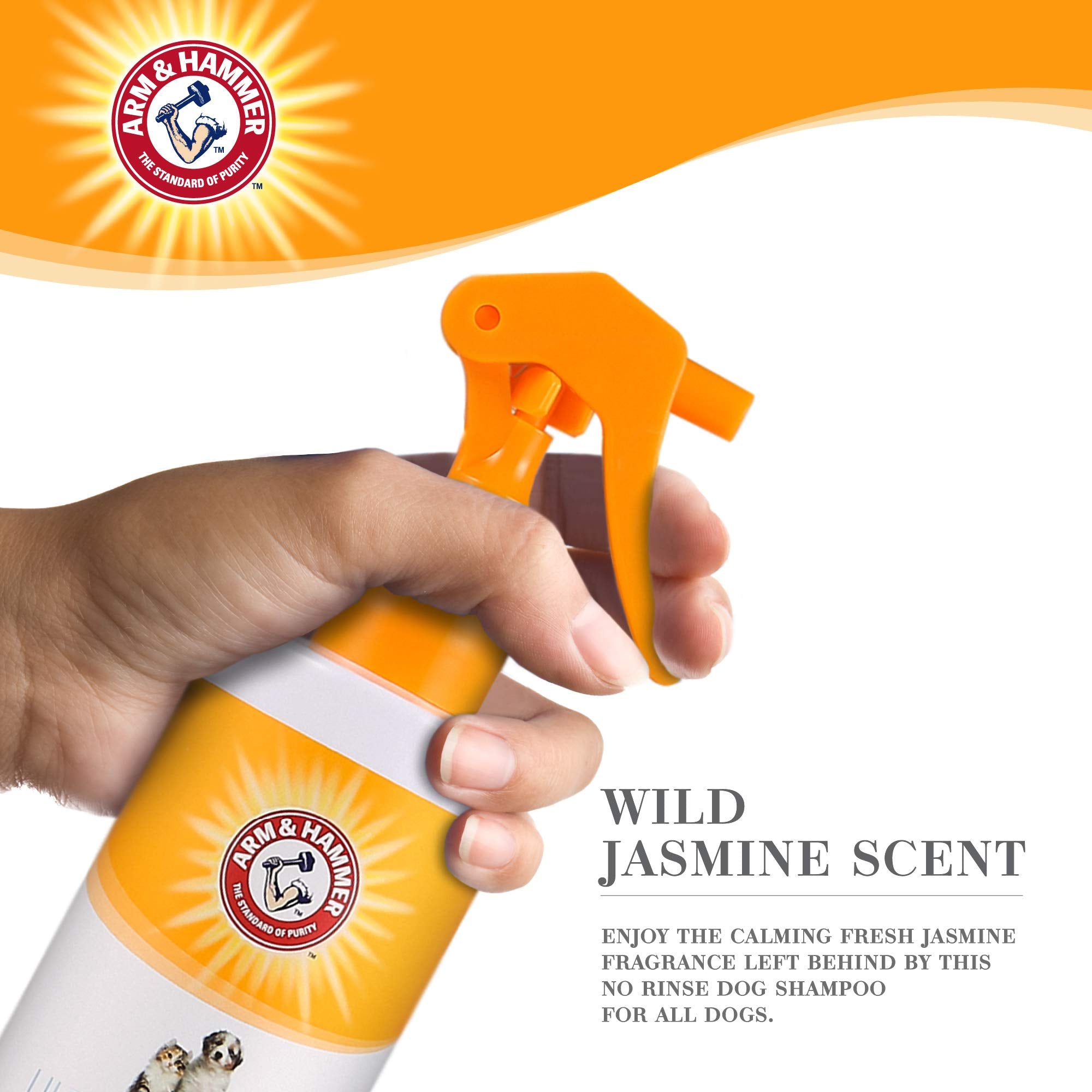 Arm & Hammer wild jasmine fragrance leaves a light fragrance after spraying