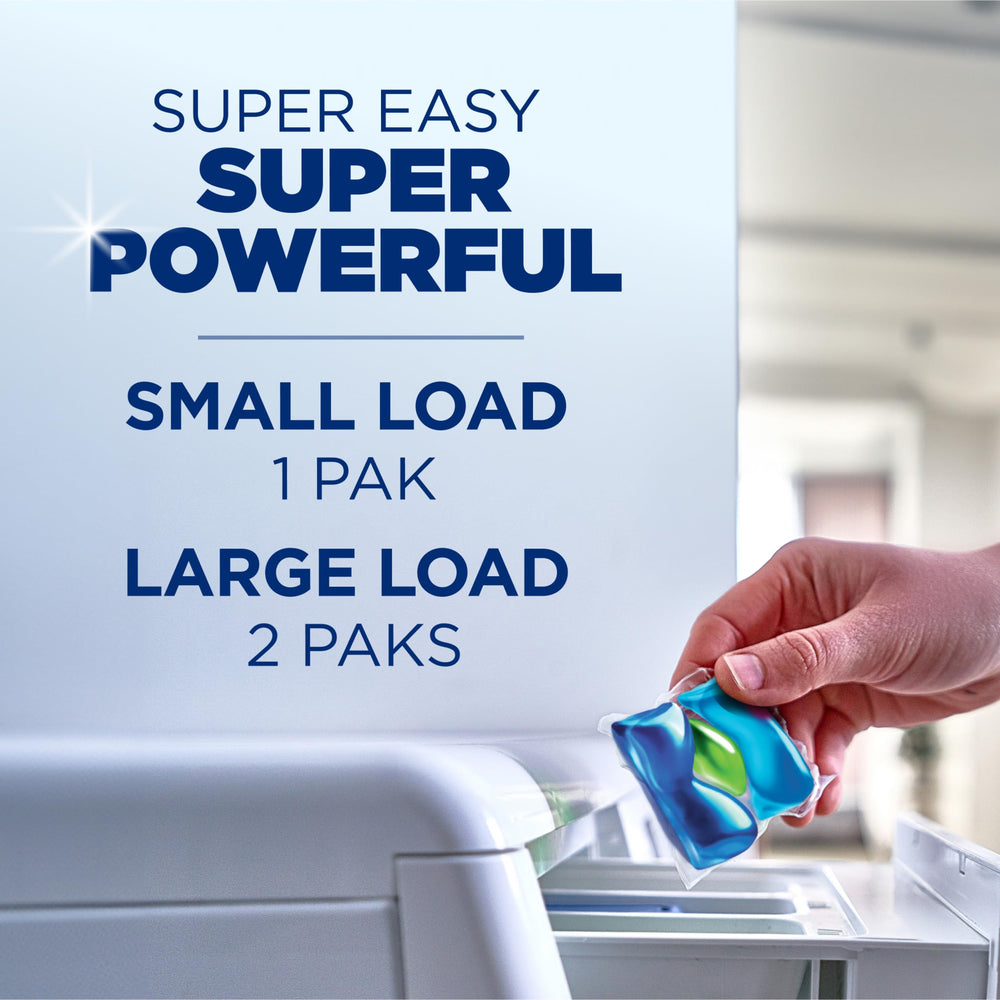 32-count pouch delivers 32 loads of concentrated cleaning.