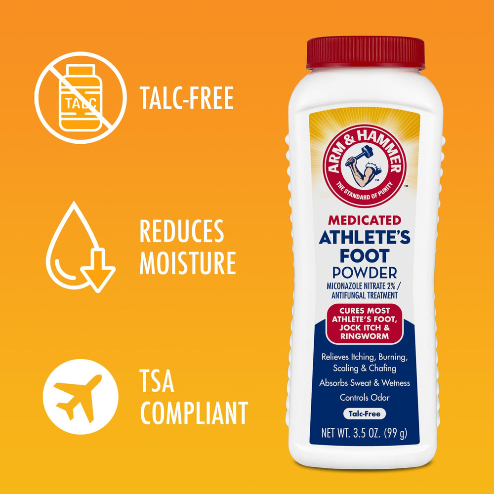 Illustration of baking soda and active ingredients in Arm and Hammer powder.