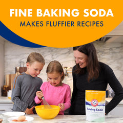 Arm & Hammer Baking Soda ready for kitchen baking and texture uplift.