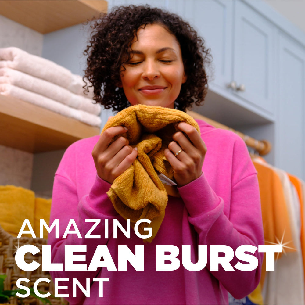 Arm & Hammer Clean Burst 5-in-1 label close-up.