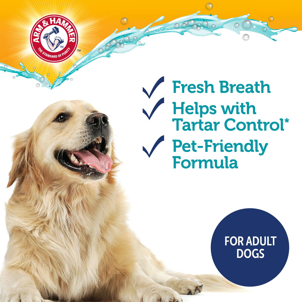 Arm & Hammer dog toothpaste chicken flavor label