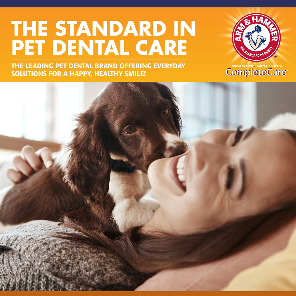 Arm & Hammer Complete Care packaging highlights fluoride-free and non-toxic formula.