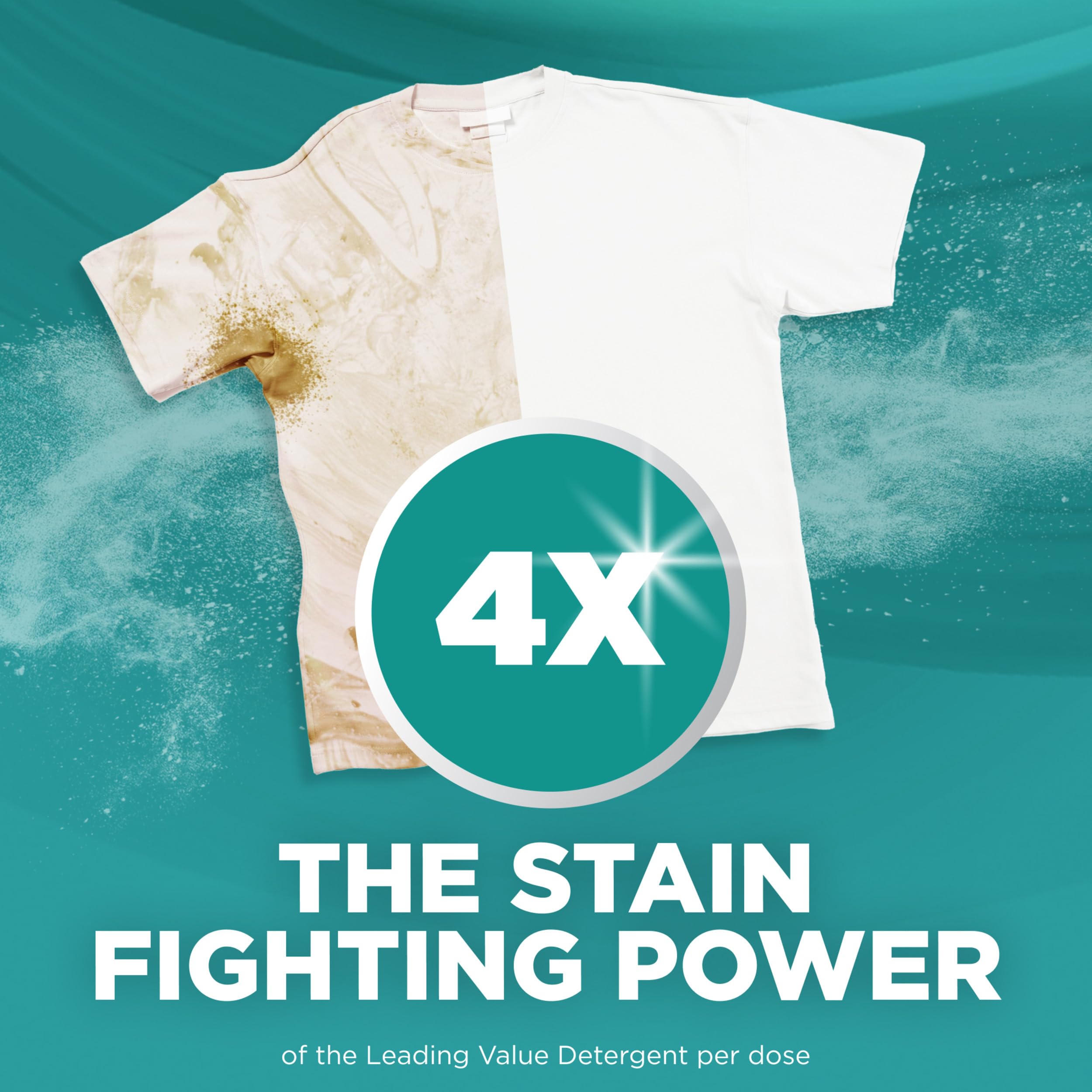 Arm & Hammer Deep Clean Free & Clear fibers receive deep-cleaning action from ionic micro-scrubbers.