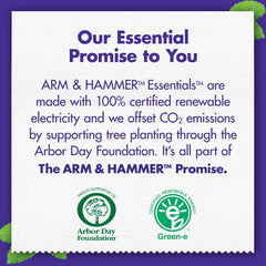 Arm & Hammer Essentials peppermint oil scent close-up suggests fresh breath benefits.