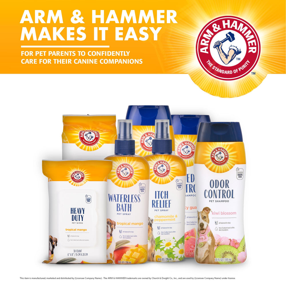 Compact 4.2 oz Arm & Hammer for Pets odor control powder for travel