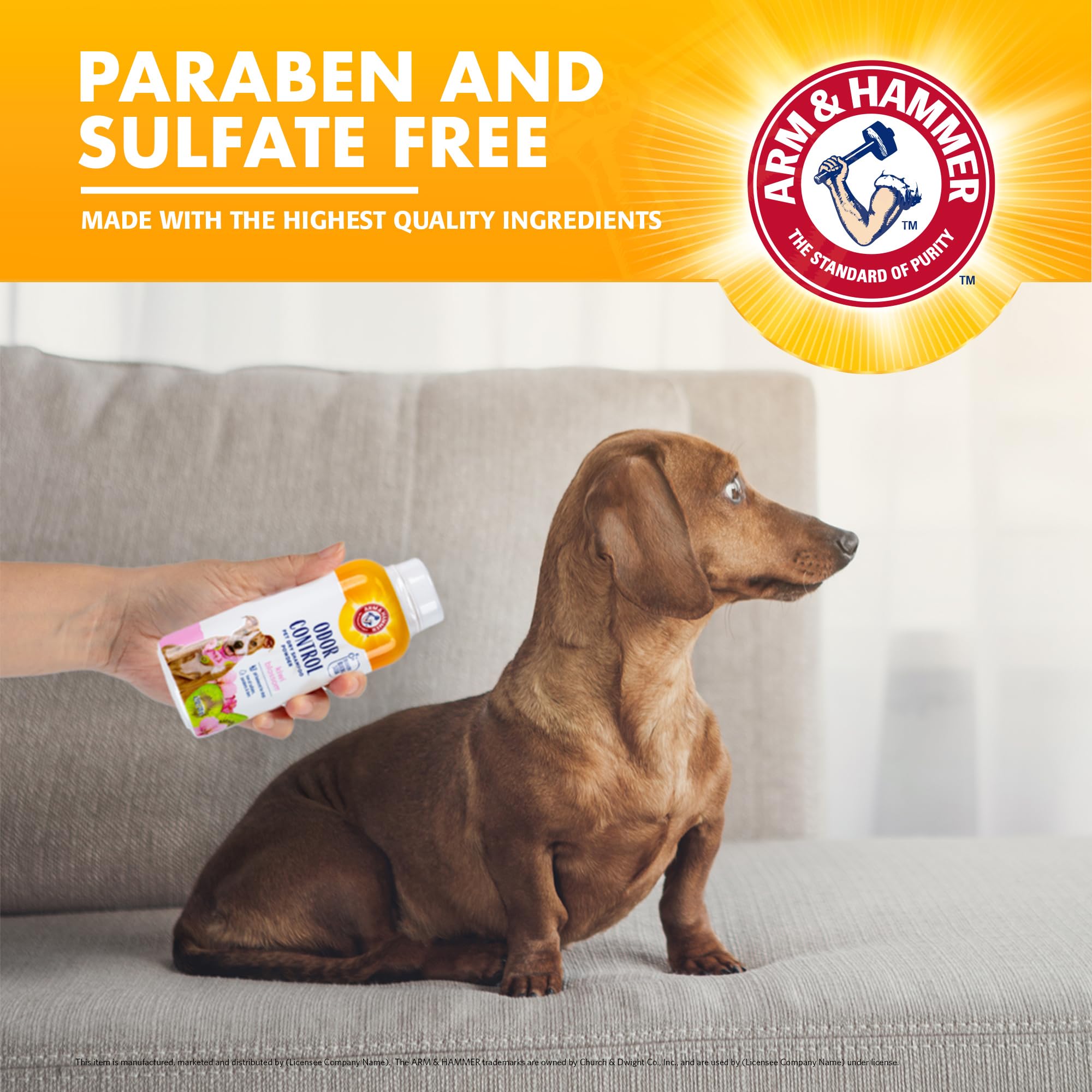 No rinse needed with Arm & Hammer for Pets powder