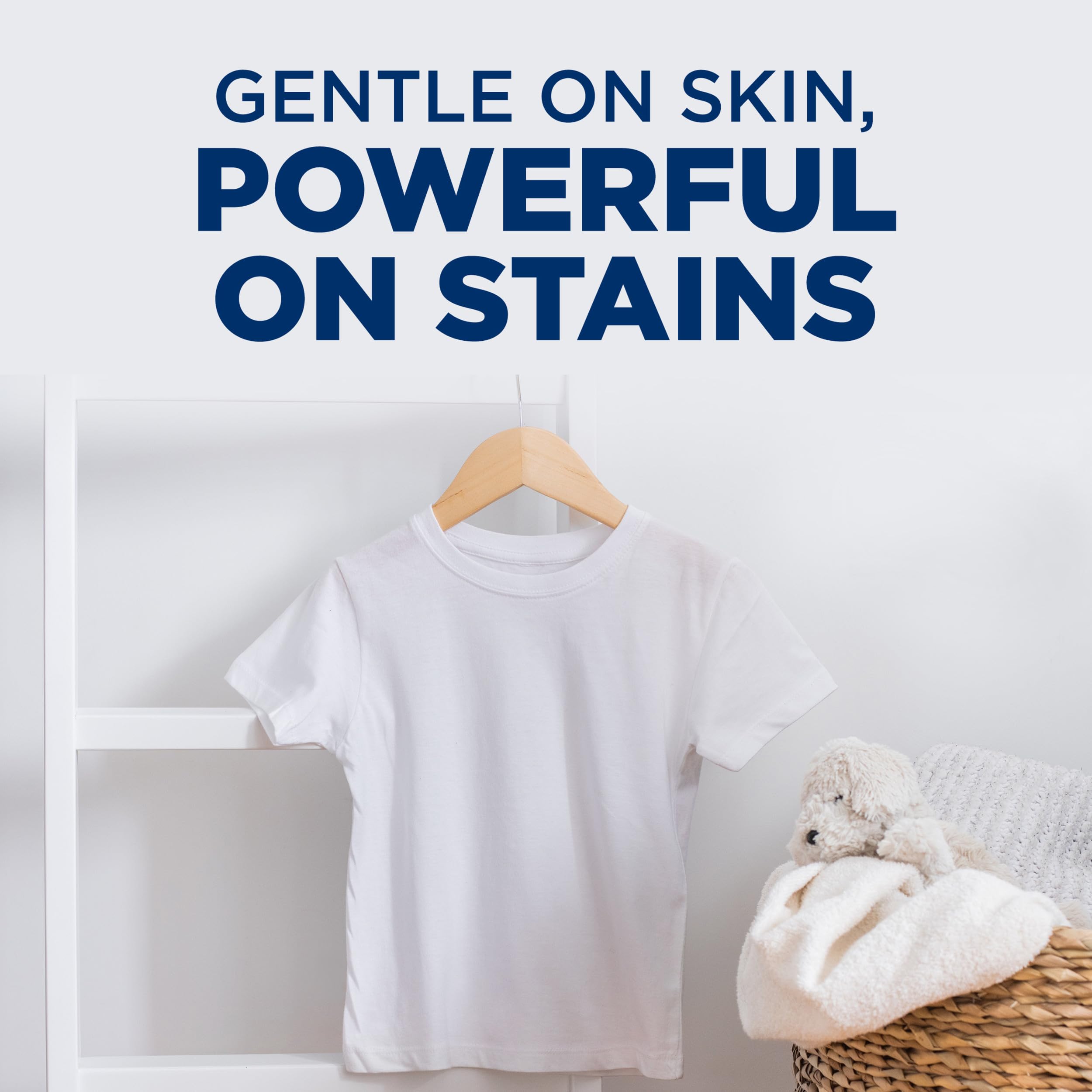 ARM & HAMMER Free & Clear low-suds visual suggests easy rinsing