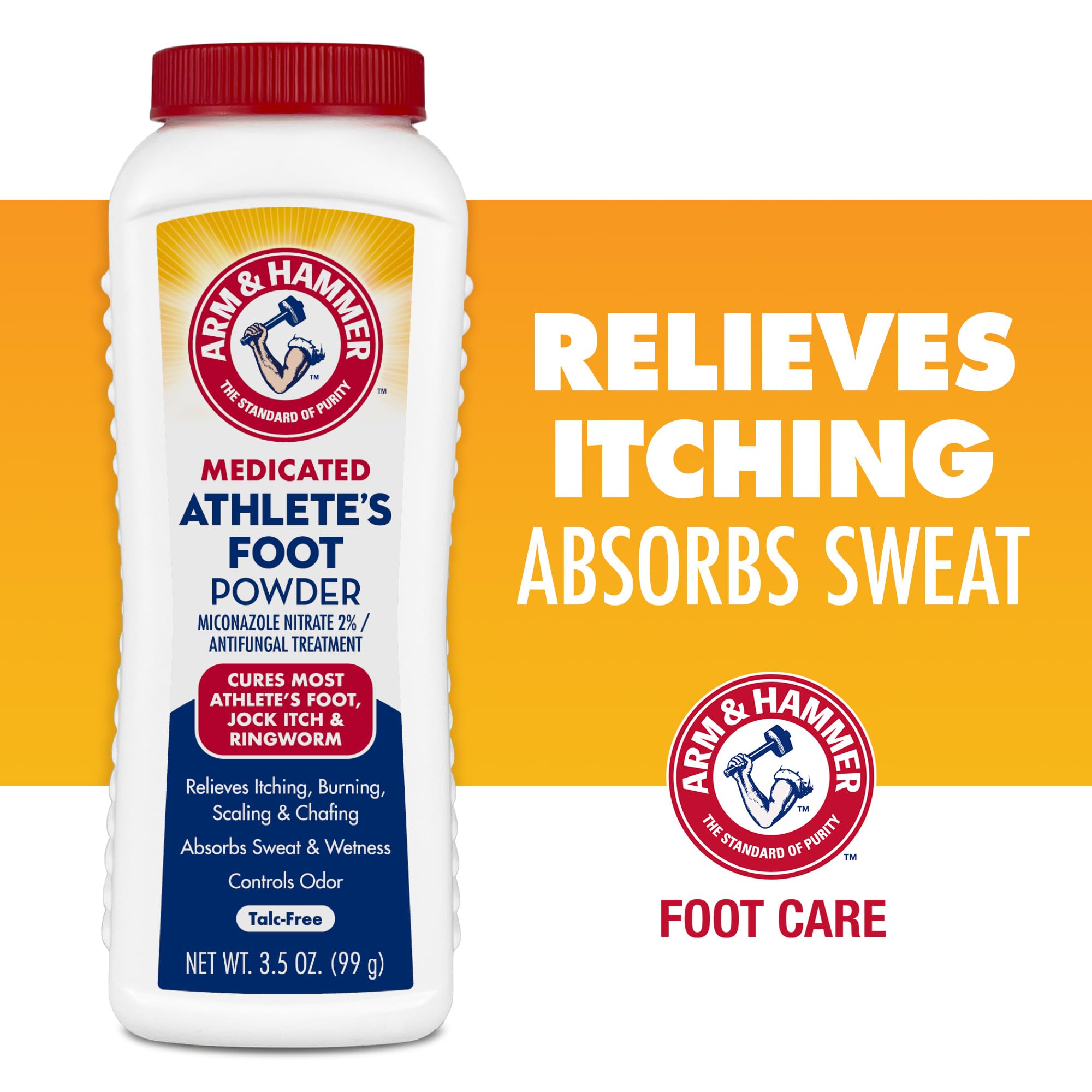 Fresh-feet result after using Arm and Hammer powder.