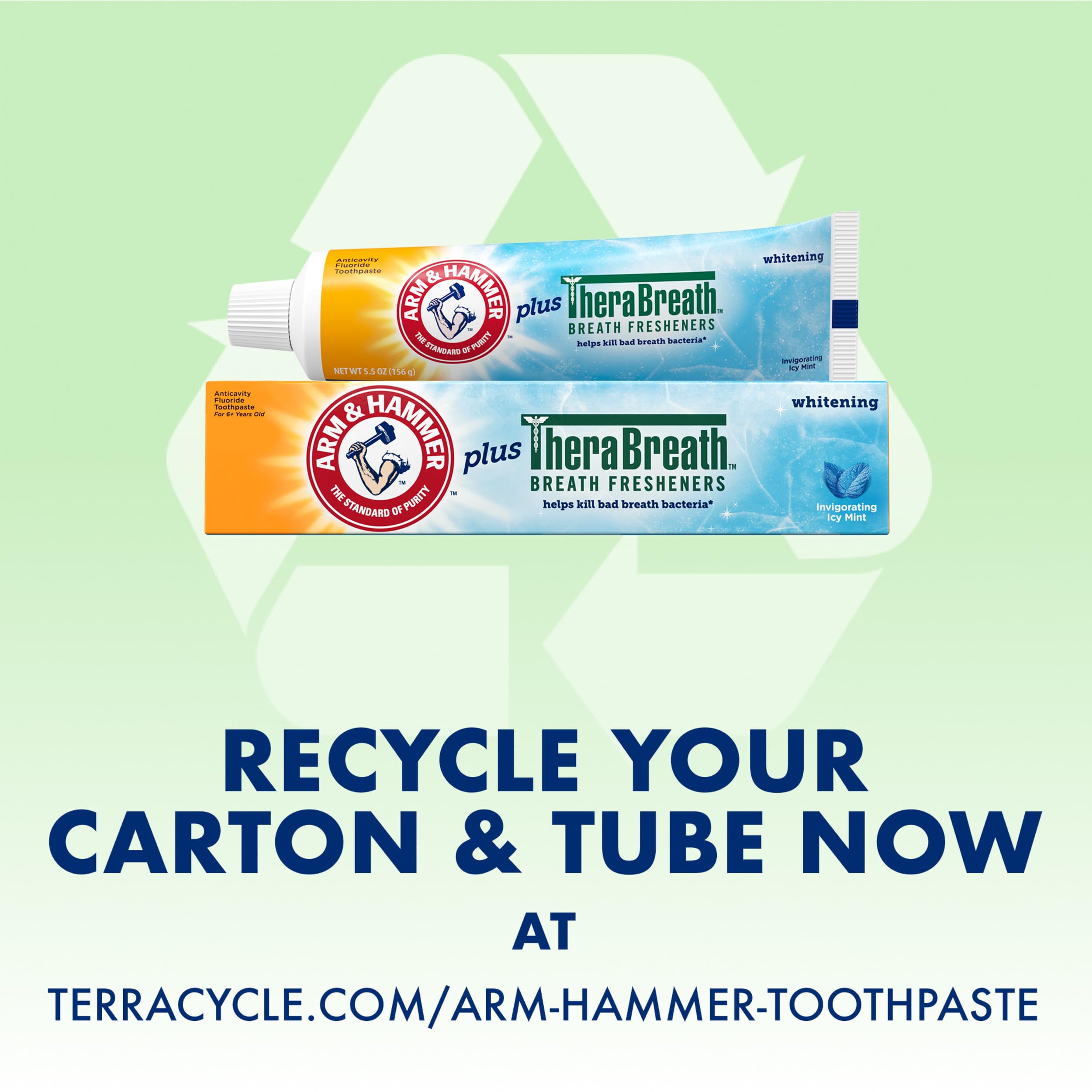 Mouthcare set with breath fresheners and whitening toothpaste