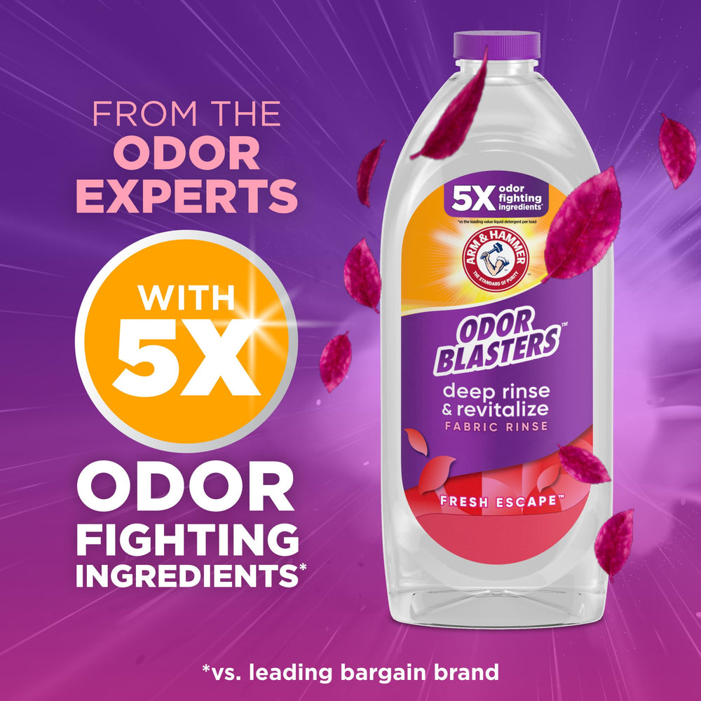 50 fl oz bottle of Odor Blasters Deep Rinse on countertop