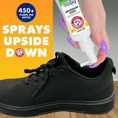 Arm & Hammer Odor and wetness control for gym gear and footwear.