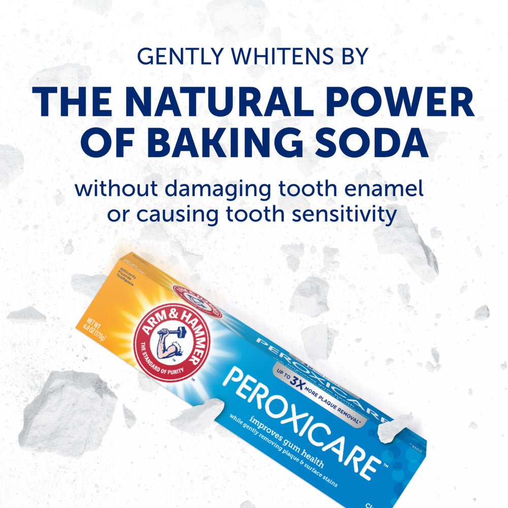 Arm & Hammer Peroxicare enamel protection emphasis
