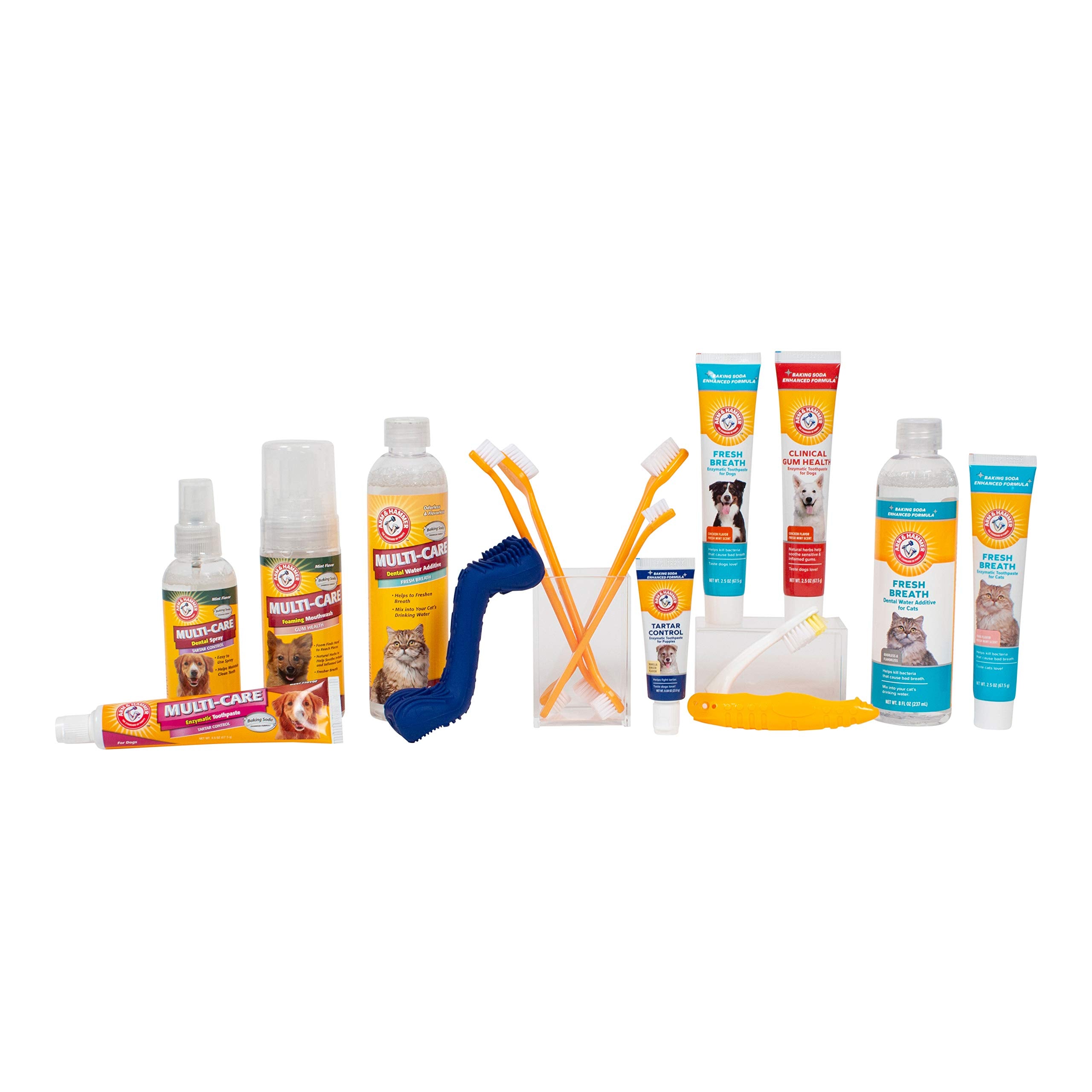 Arm & Hammer Pets dog mouthcare 4 oz bottle shown in home routine.