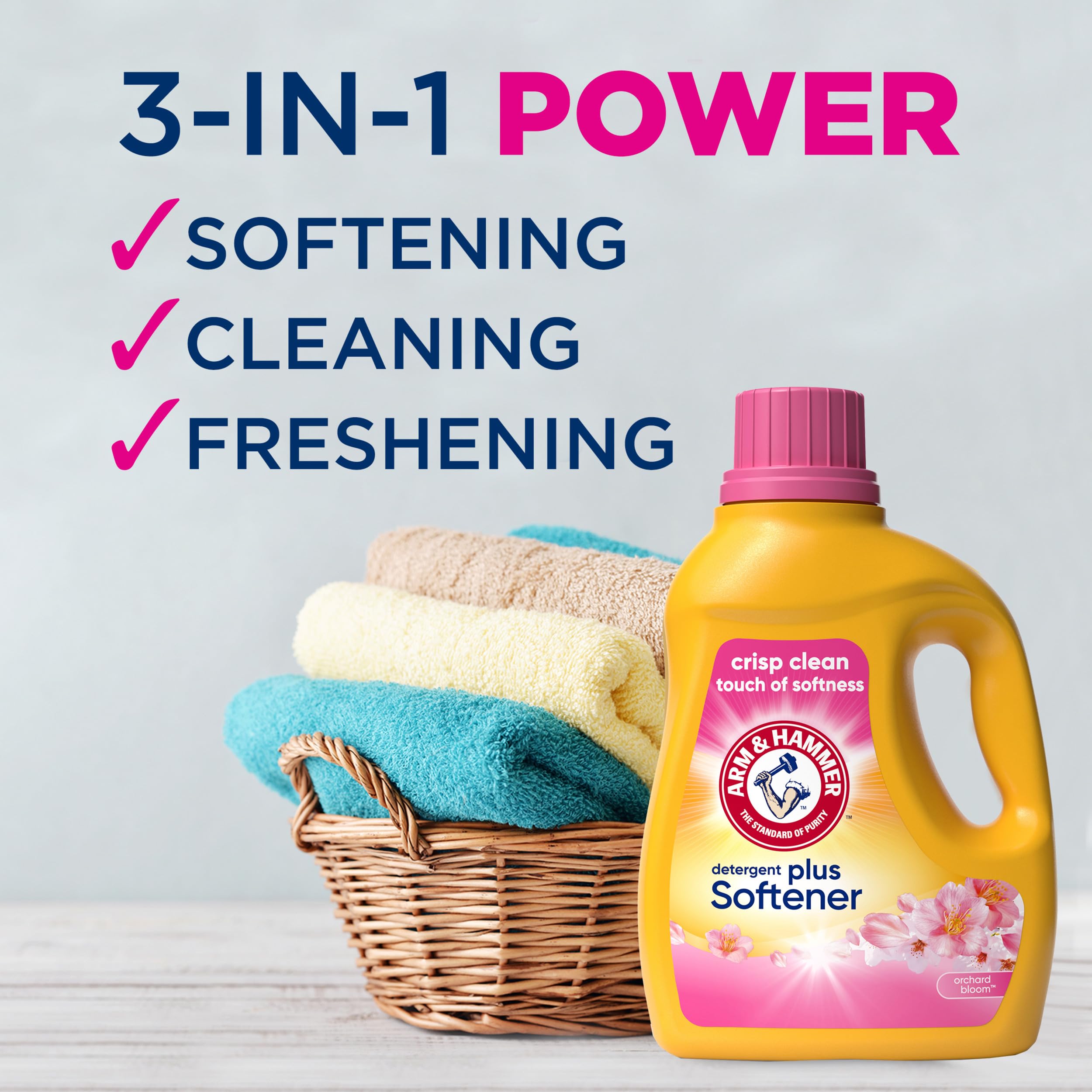 ARM & HAMMER Orchard Bloom packaging highlights floral freshness