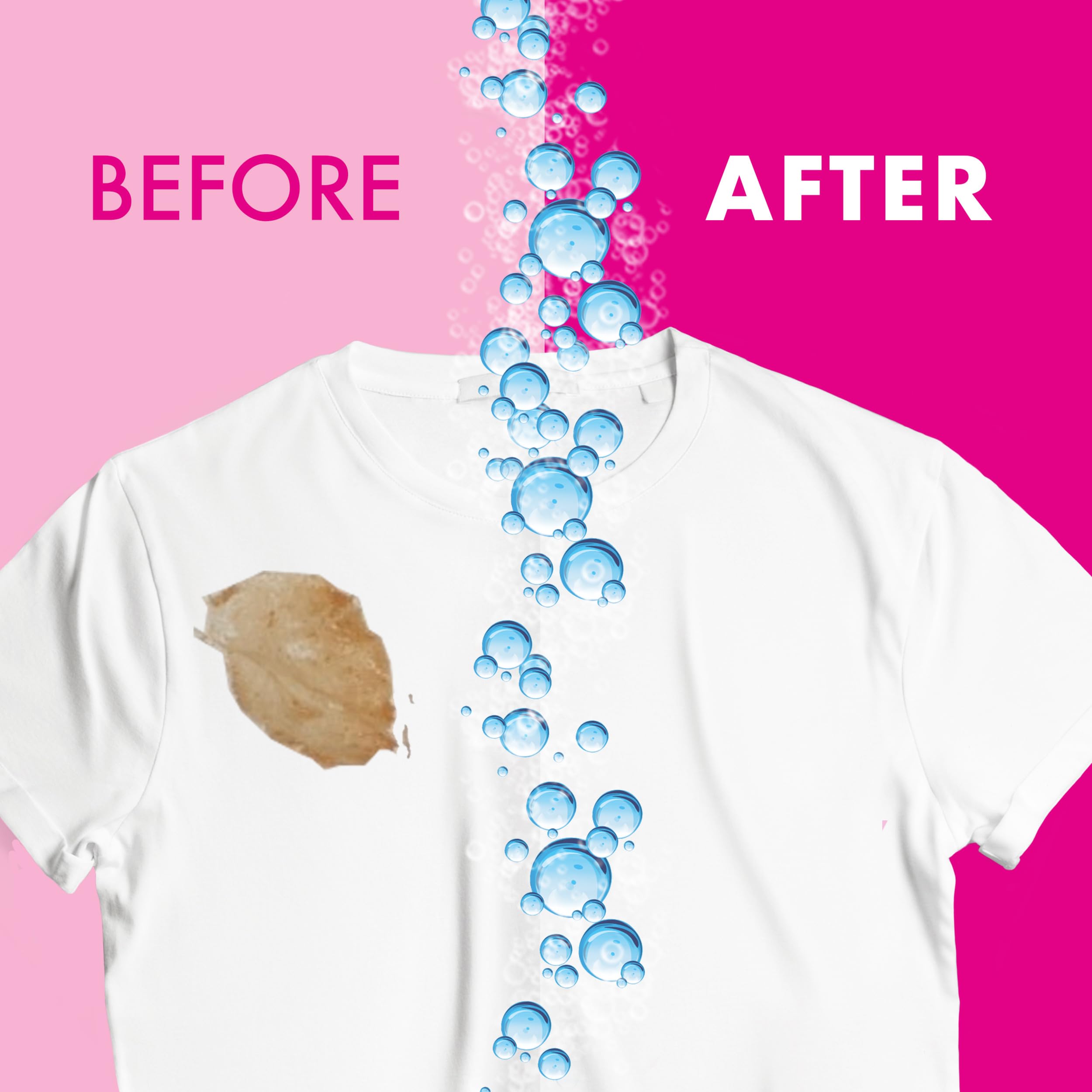 ARM & HAMMER Plus a Touch of Softener label emphasizes 2X stain fighters