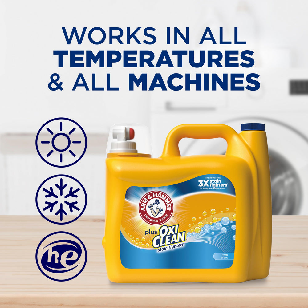 Fresh scent on Arm and Hammer Plus OxiClean bottle
