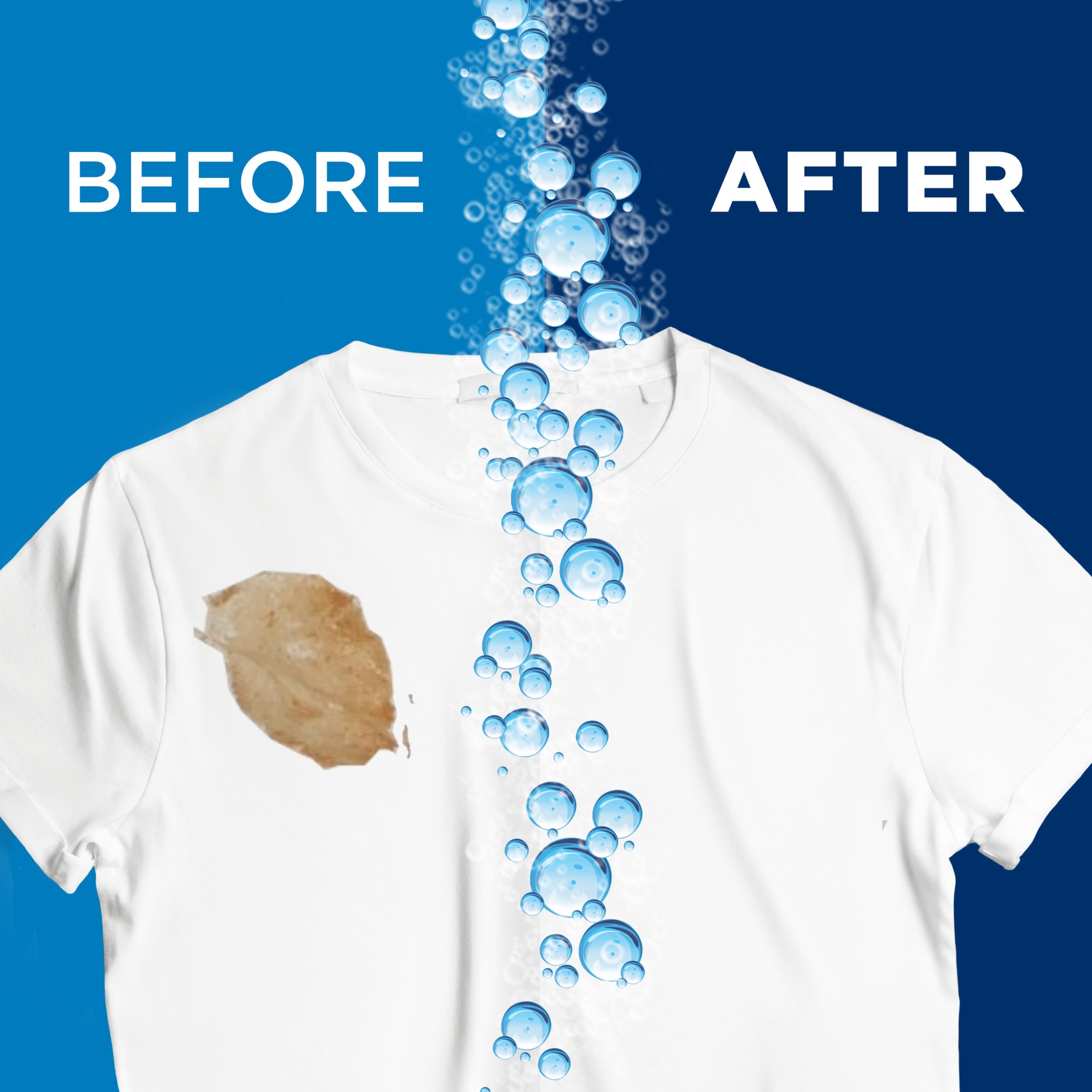 Baking Soda badge on Arm and Hammer Plus OxiClean packaging