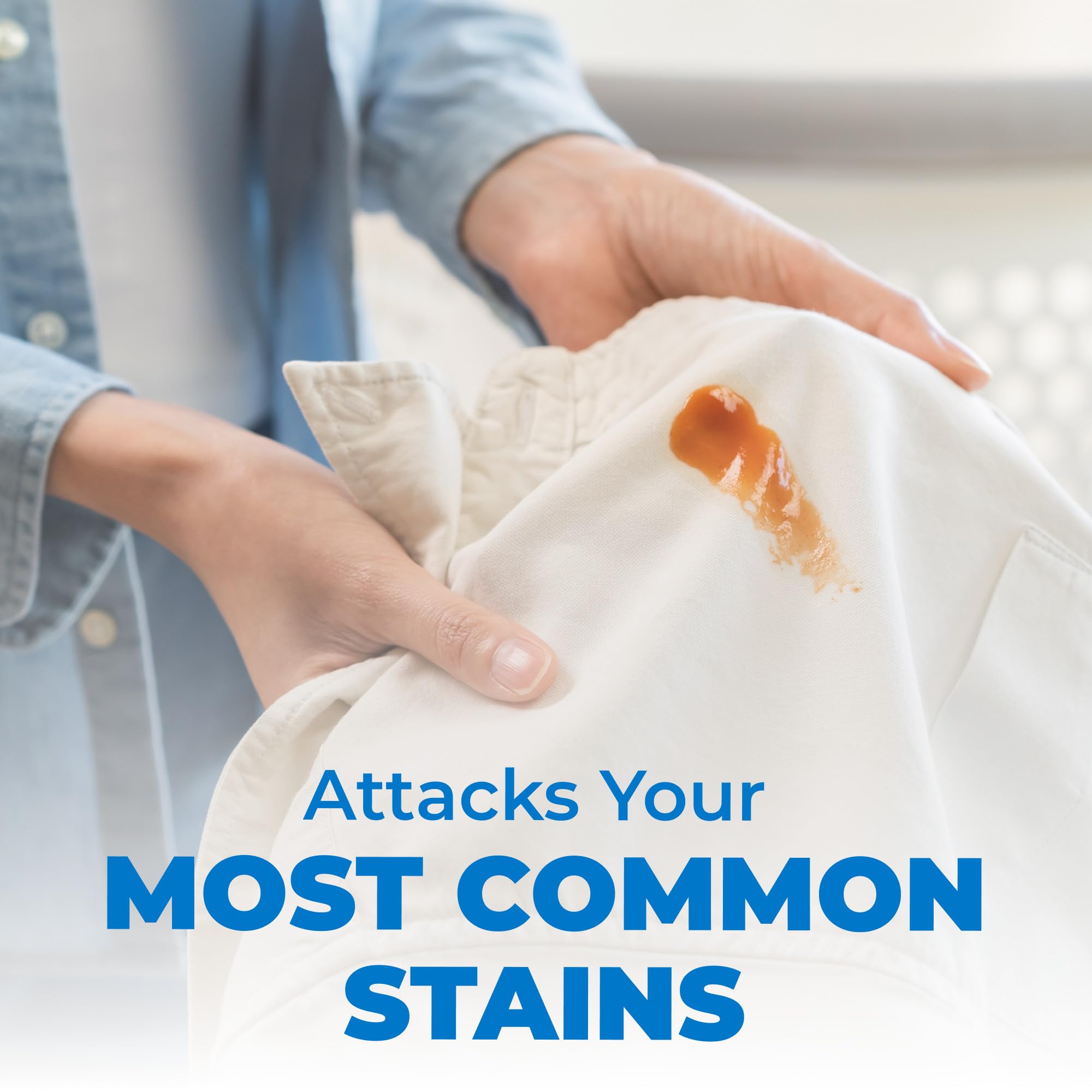 Fragrance-free and dye-free design for sensitive laundry loads