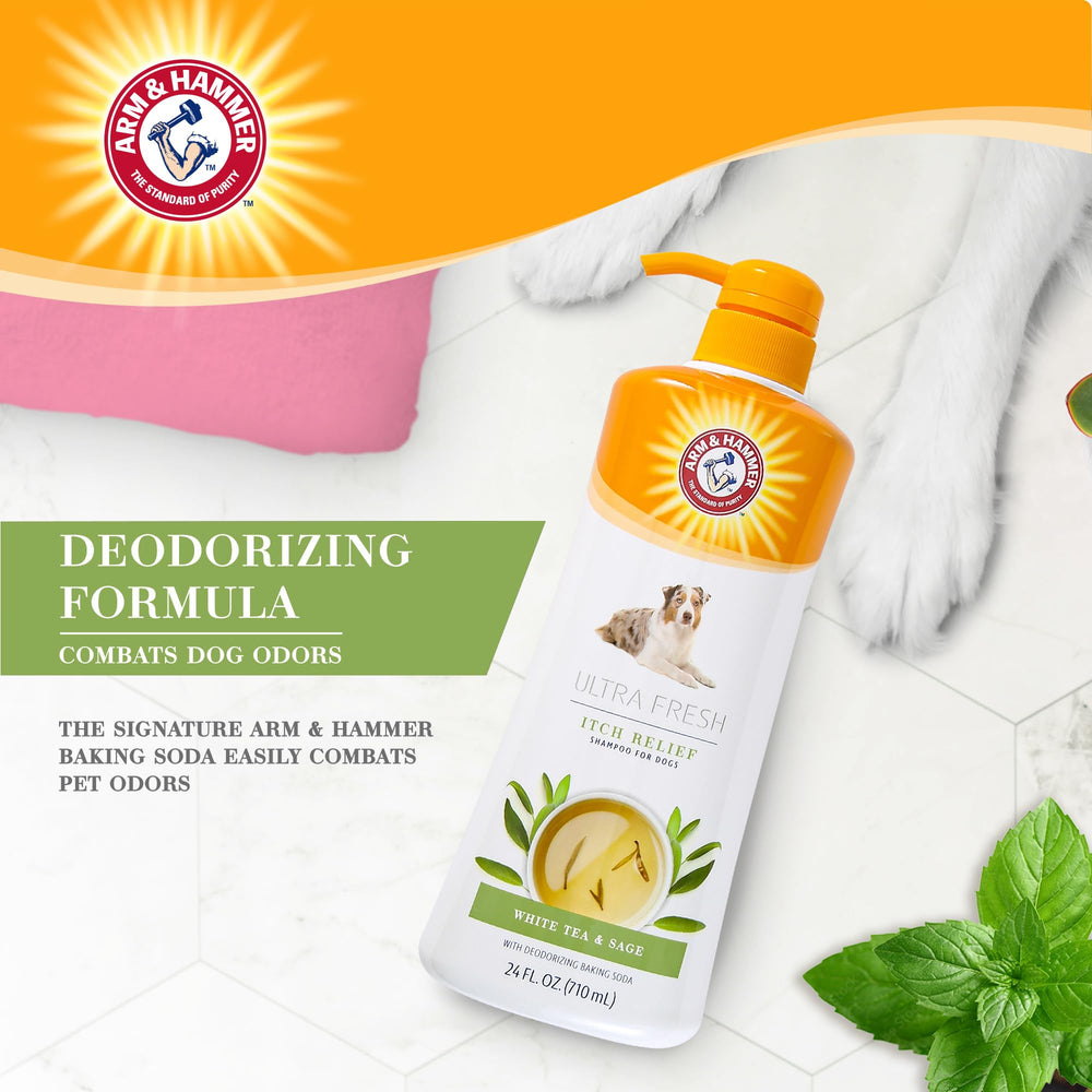 Arm & Hammer Oatmeal and Aloe formula to soothe skin during baths