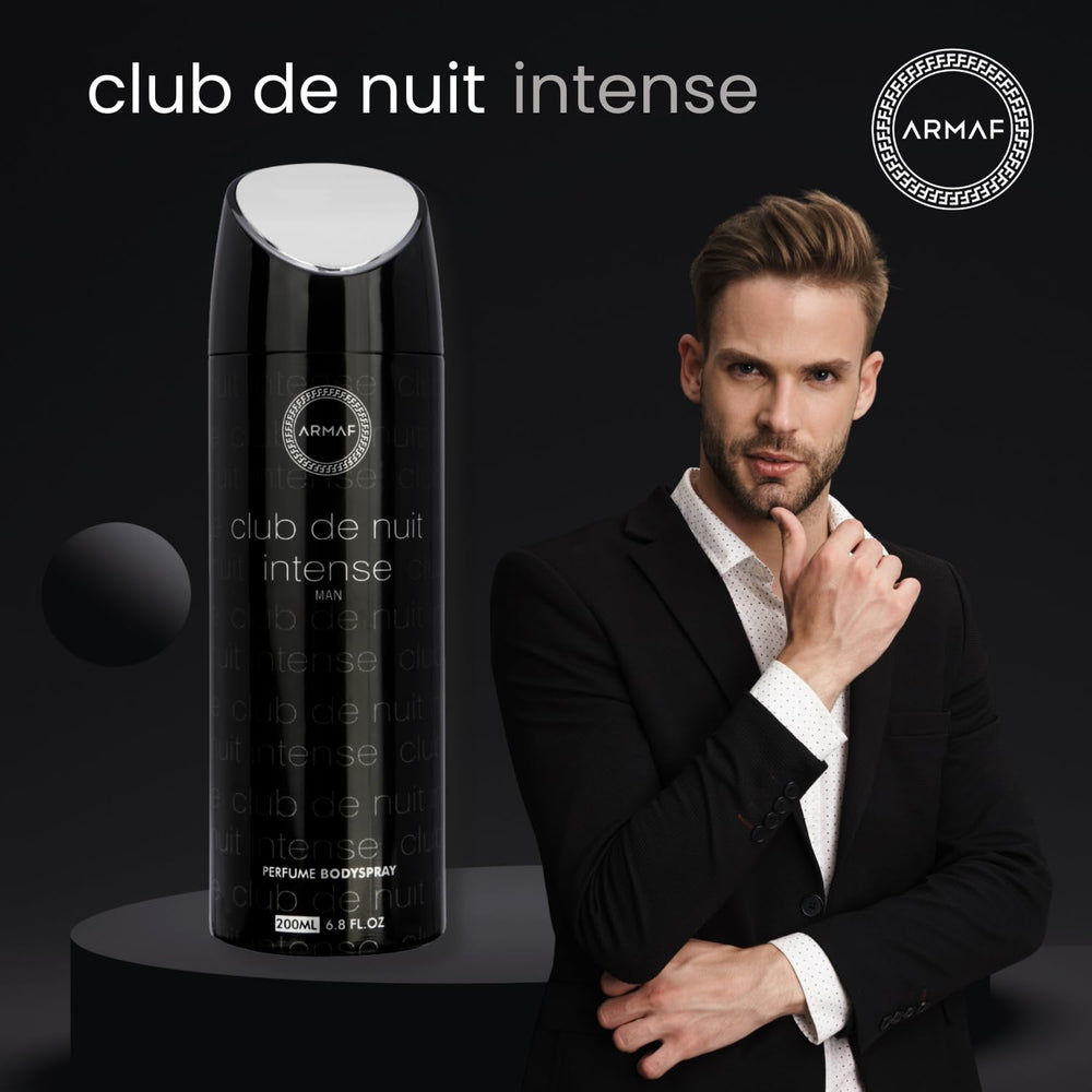 Armaf Club De Nuit Intense amber musk base supports longer-lasting character.