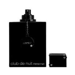 Armaf Club de Nuit Intense Man label closeup highlights premium branding