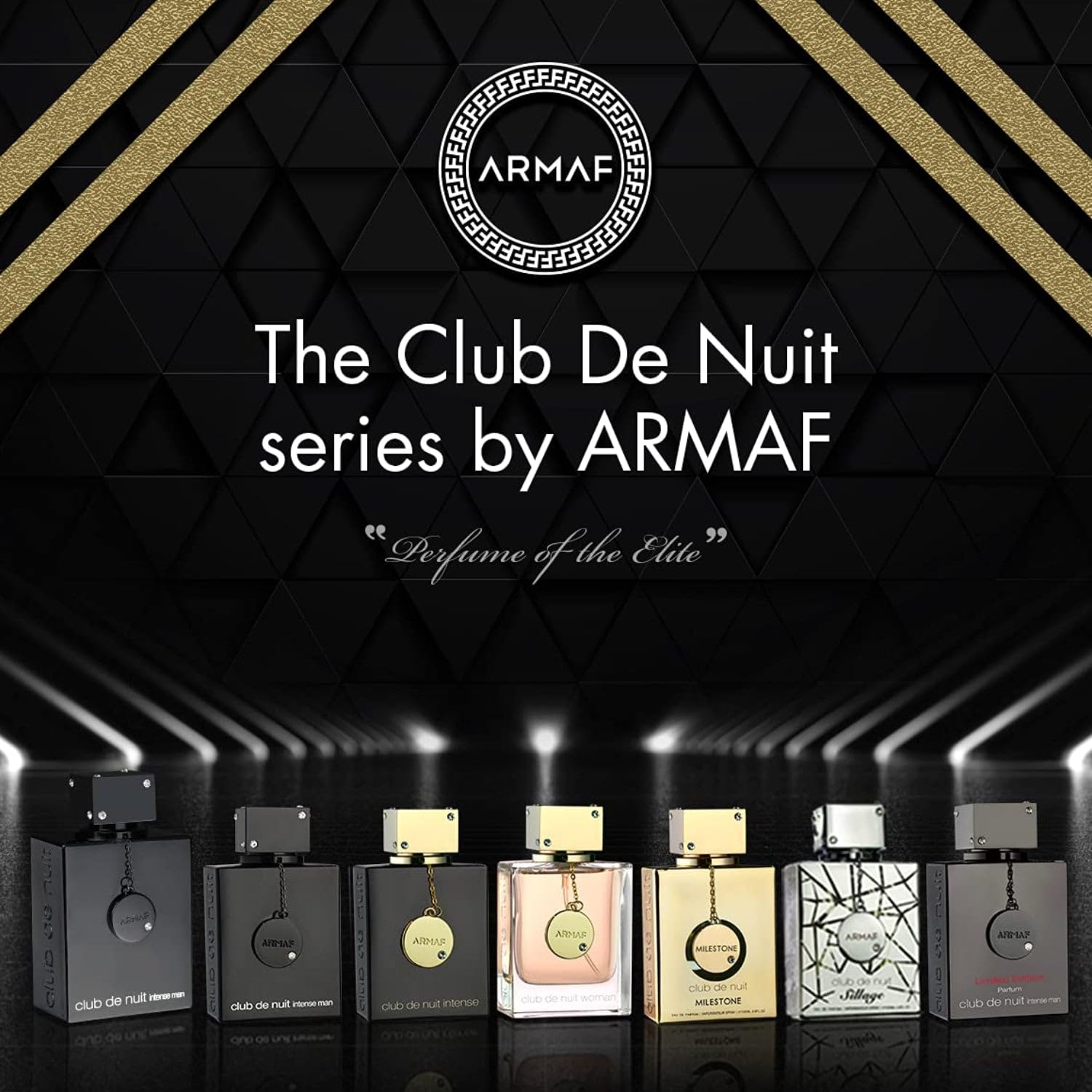 Armaf Club de Nuit Intense spray mist emphasizes easy application.