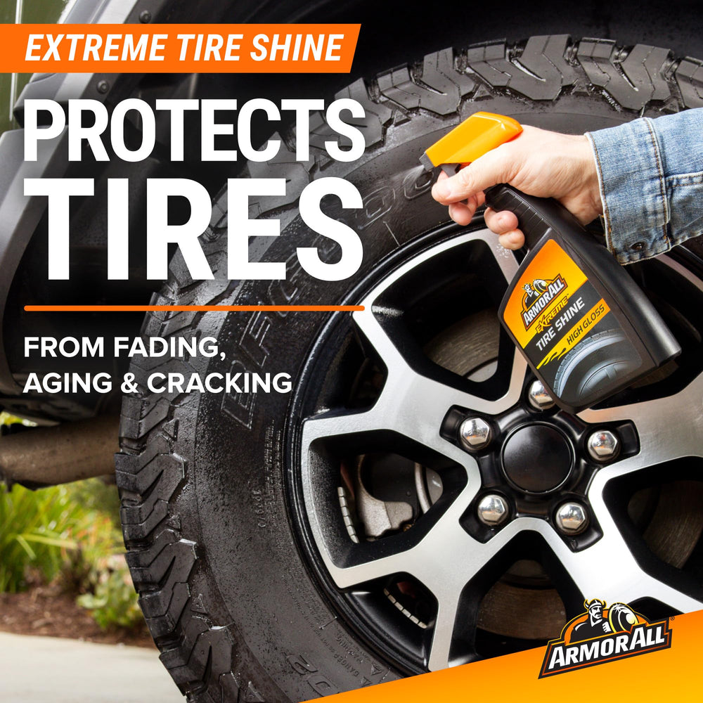 Armor All Protectant spray with UV protection on vehicle surfaces