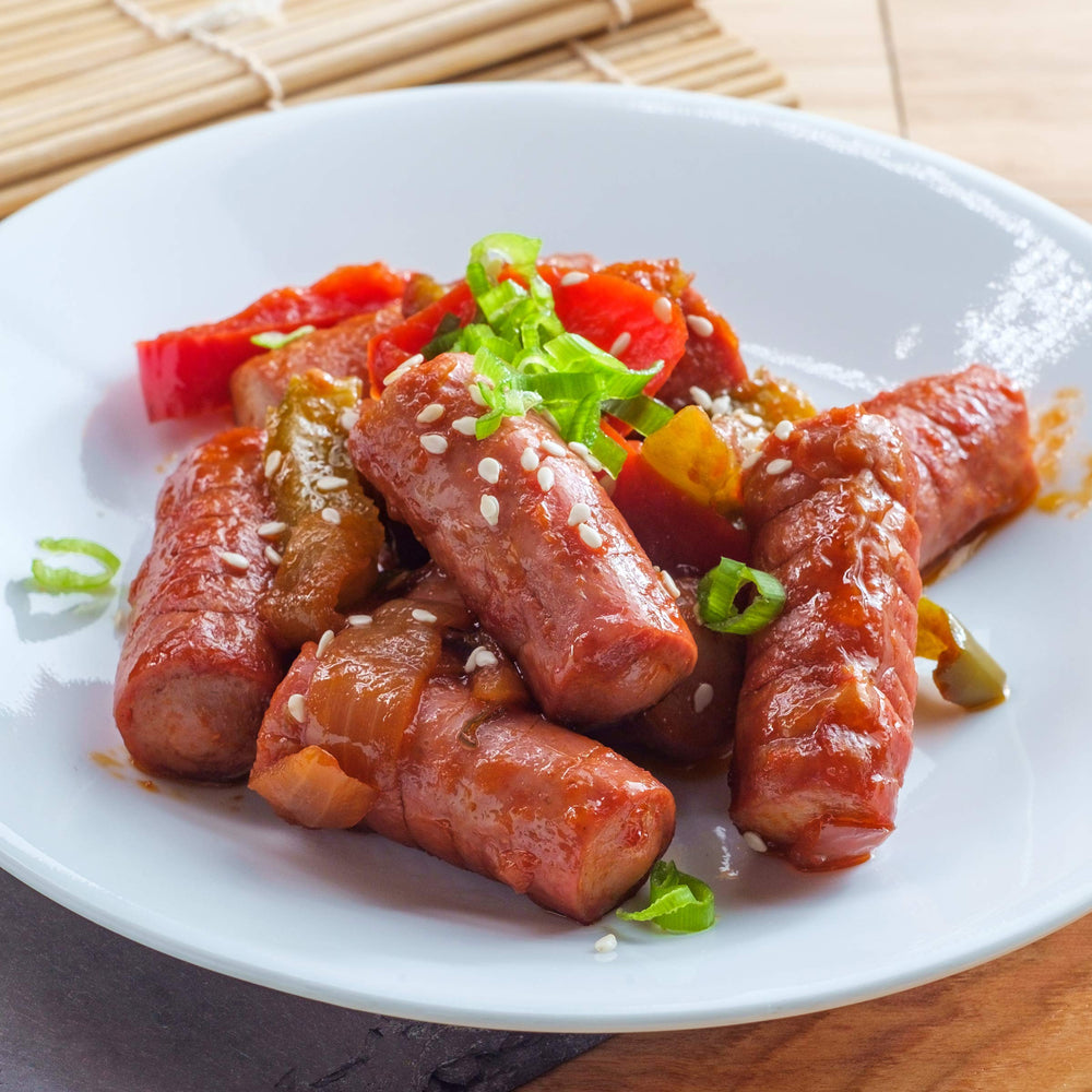 Armour Star Vienna Barbecue Sausage in kitchen pantry, versatile ingredient.