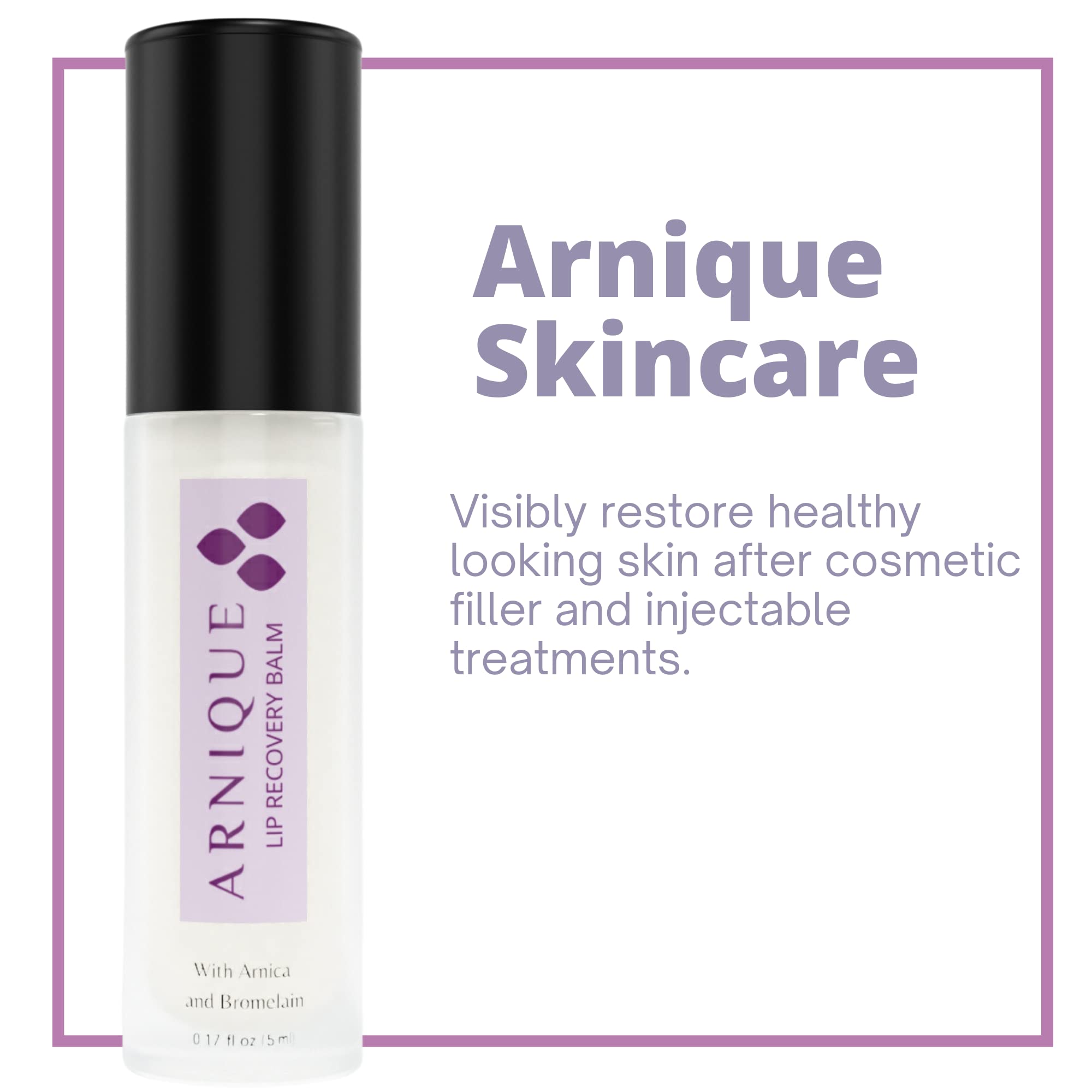 Arnique Post-treatment lip care scene suggests soothing daily ritual after injections.