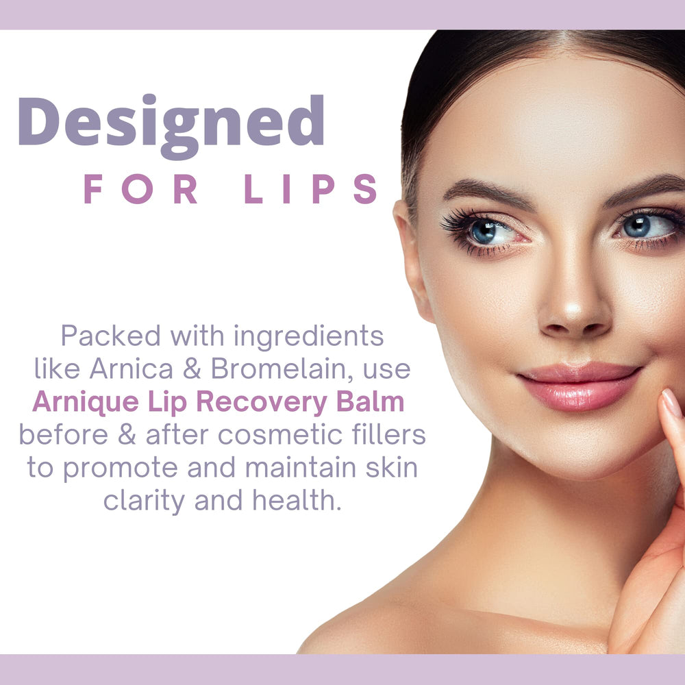 Arnique Shea Butter feature shows natural moisturization for soft lips.