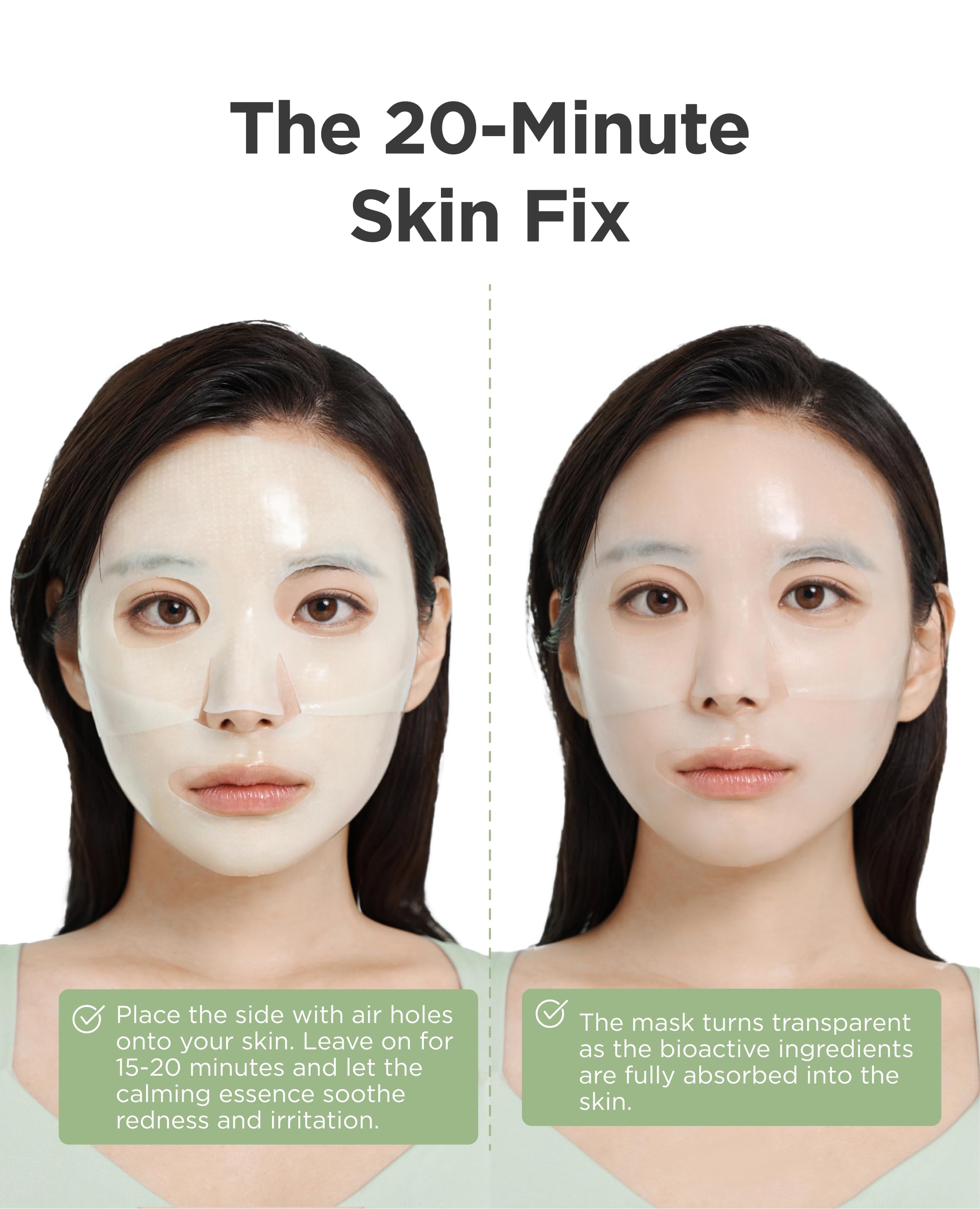 AROCELL Cica Hydrogel Mask soothing redness reduction potential for comfort.