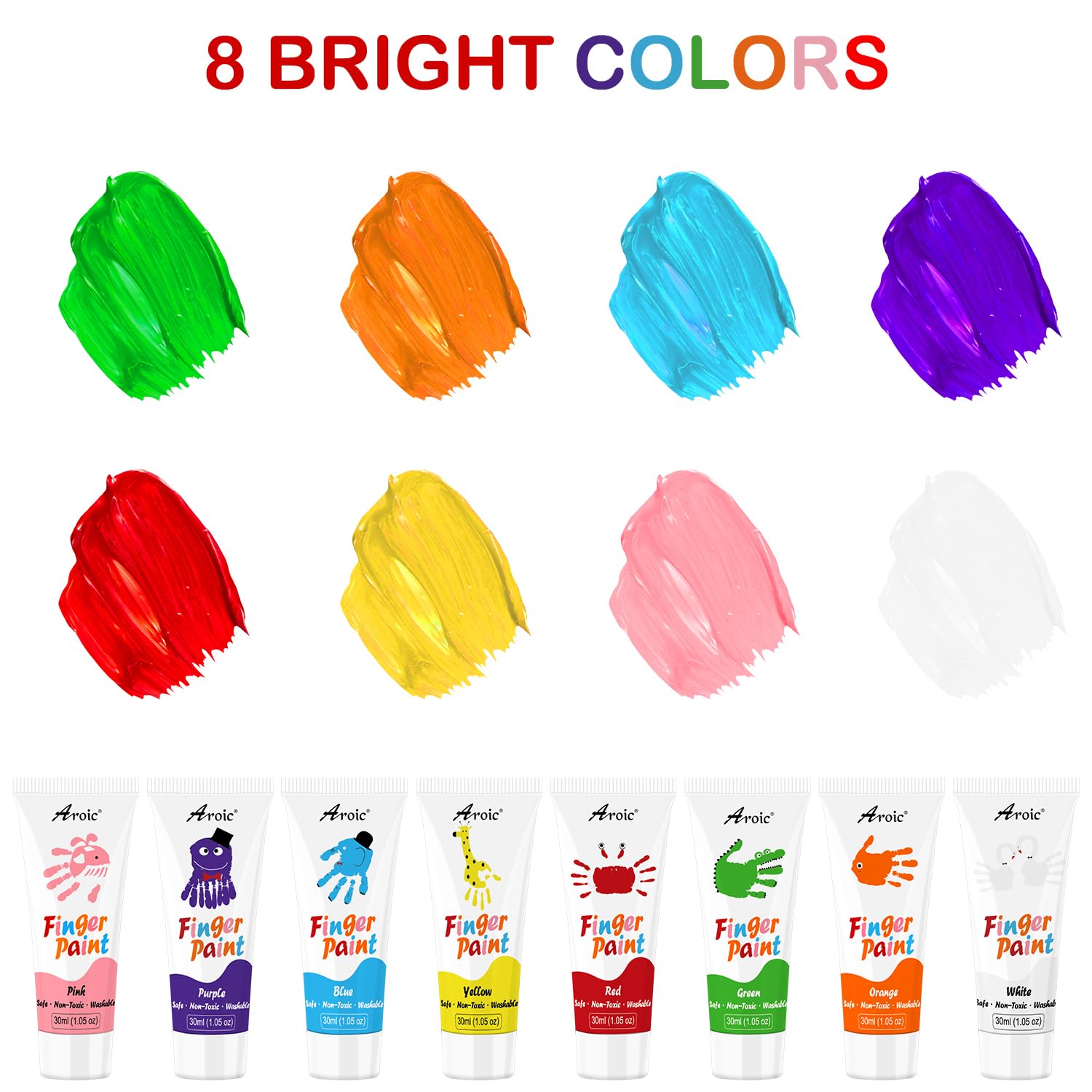 AROIC 8-color set keeps teen doodling mess-free with washable formula