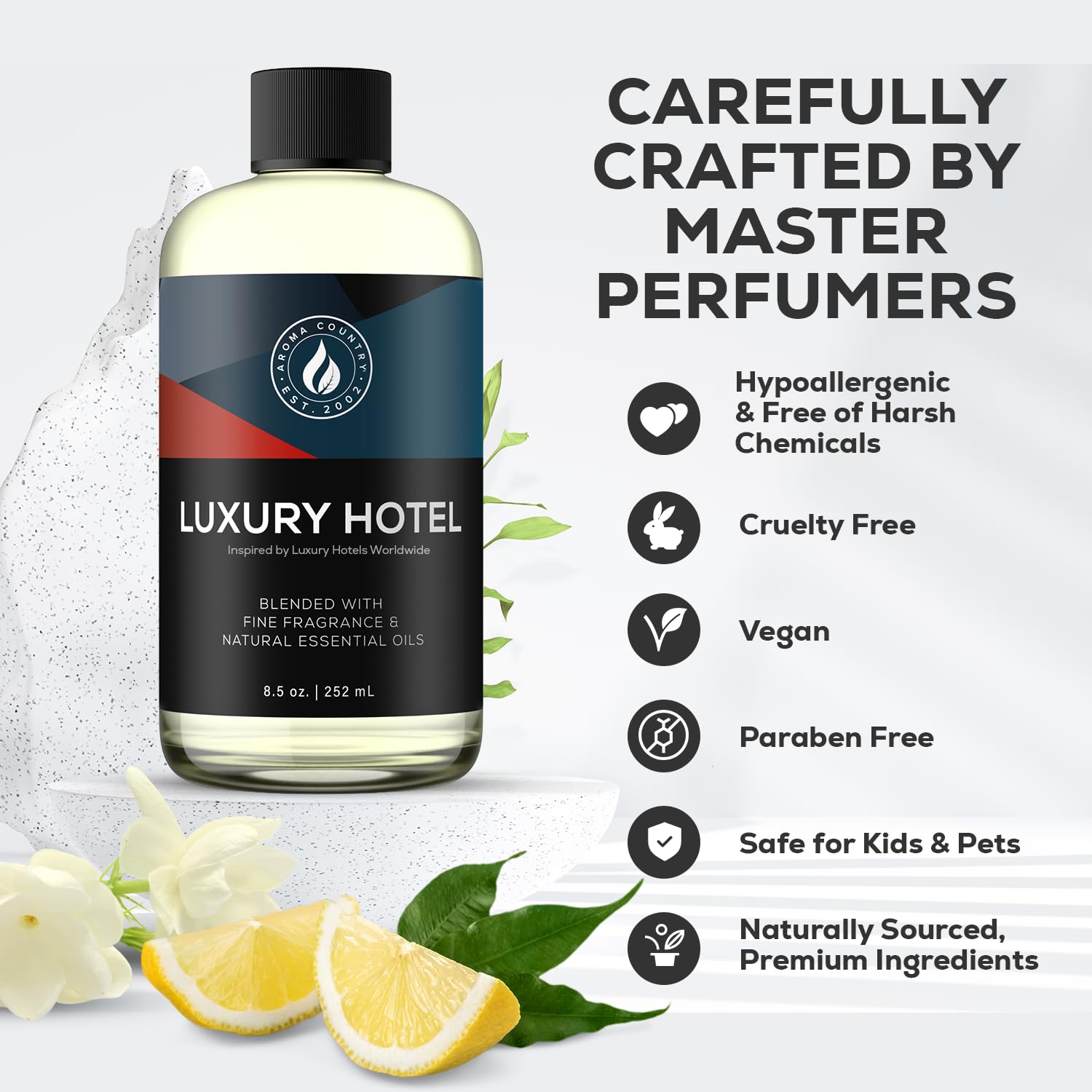 AROMA COUNTRY Ritzy Luxury Hotel Diffuser Oil refill-pack for home or office.
