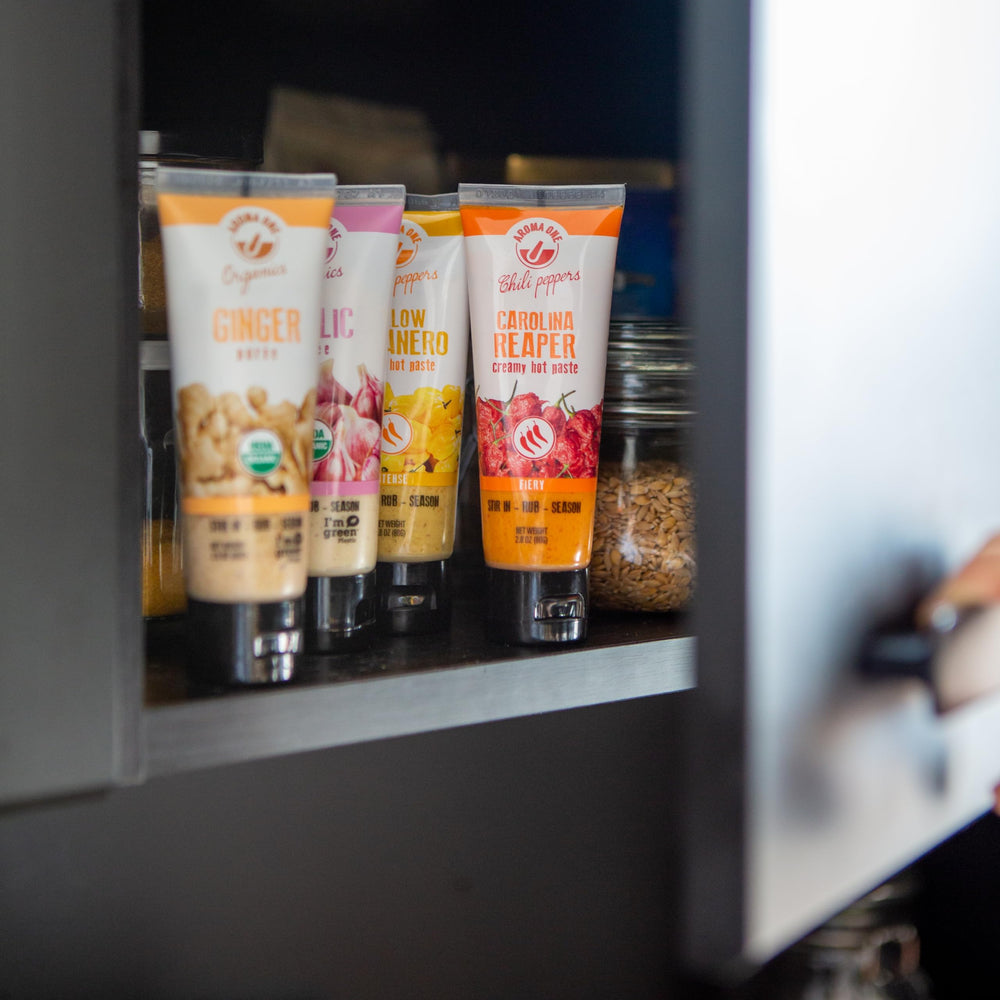Gluten-free, vegan cooking with Aroma One ginger puree paste.
