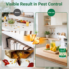 Aromovia Peppermint Oil Spray behind appliances deters rodents.