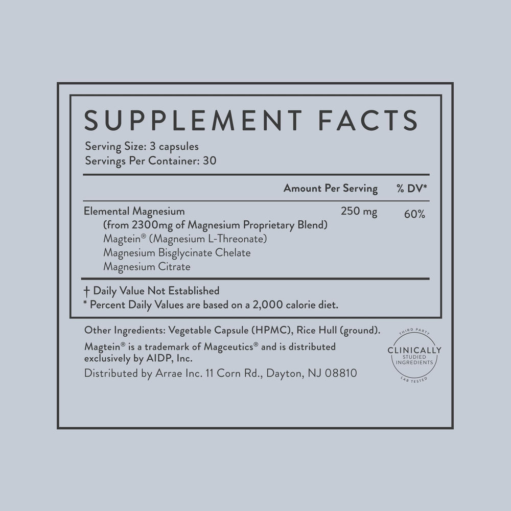 Arrae magnesium daily ritual image highlights simple incorporation into morning routine