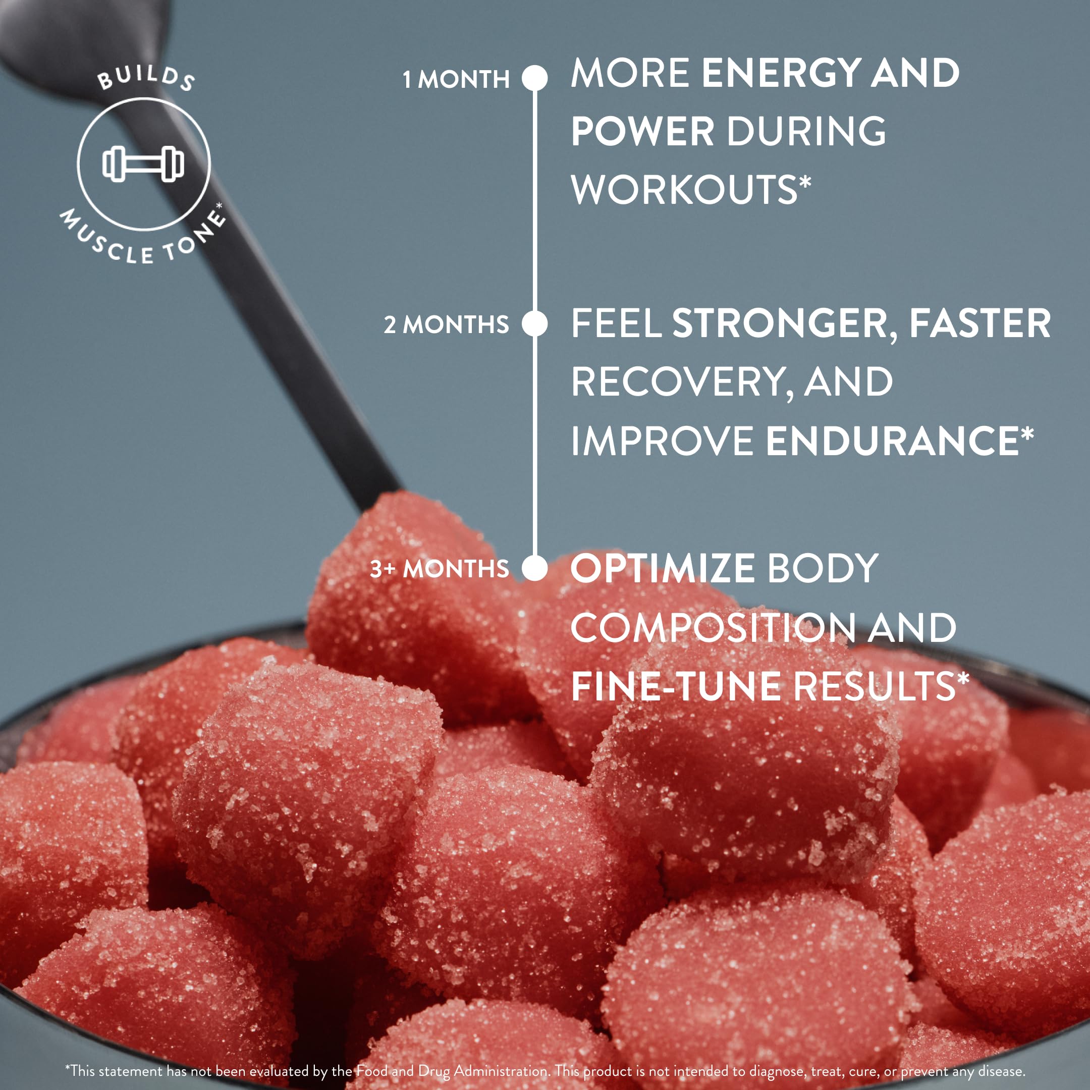 Arrae Tone Gummies 60-count bottle shown for easy daily supplementation.