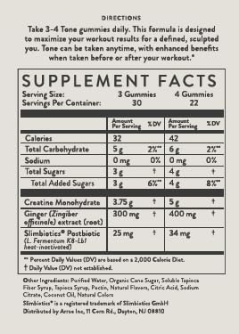 Arrae Tone packaging inside view emphasizes a 90-count bottle for daily use.