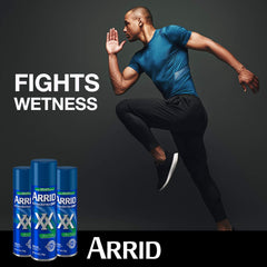 Arrid XX Dry Ultra Fresh label closeup highlights maximum strength protection.